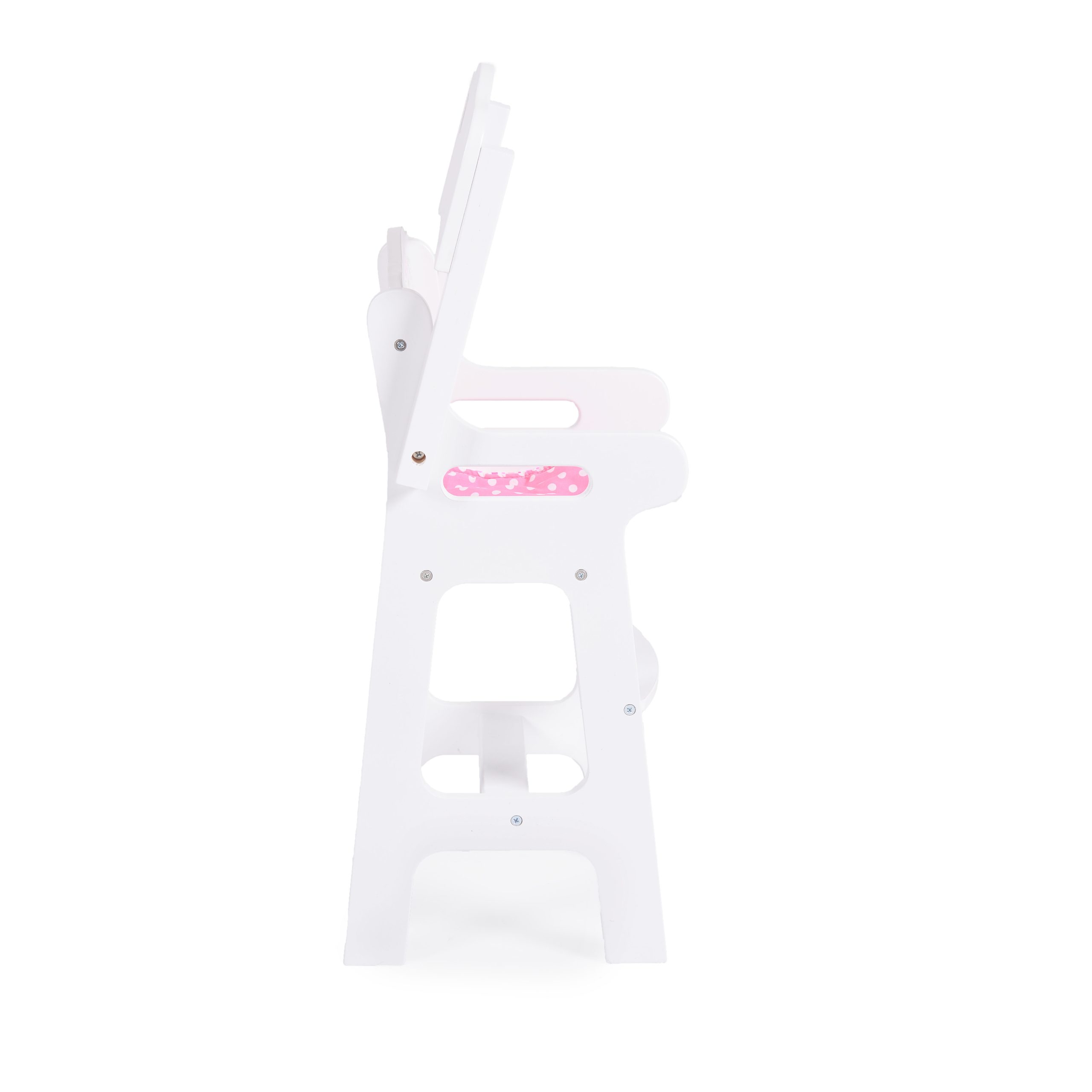 Moni Toys Дървен стол за кукла - стол за хранене B012 - Image 8