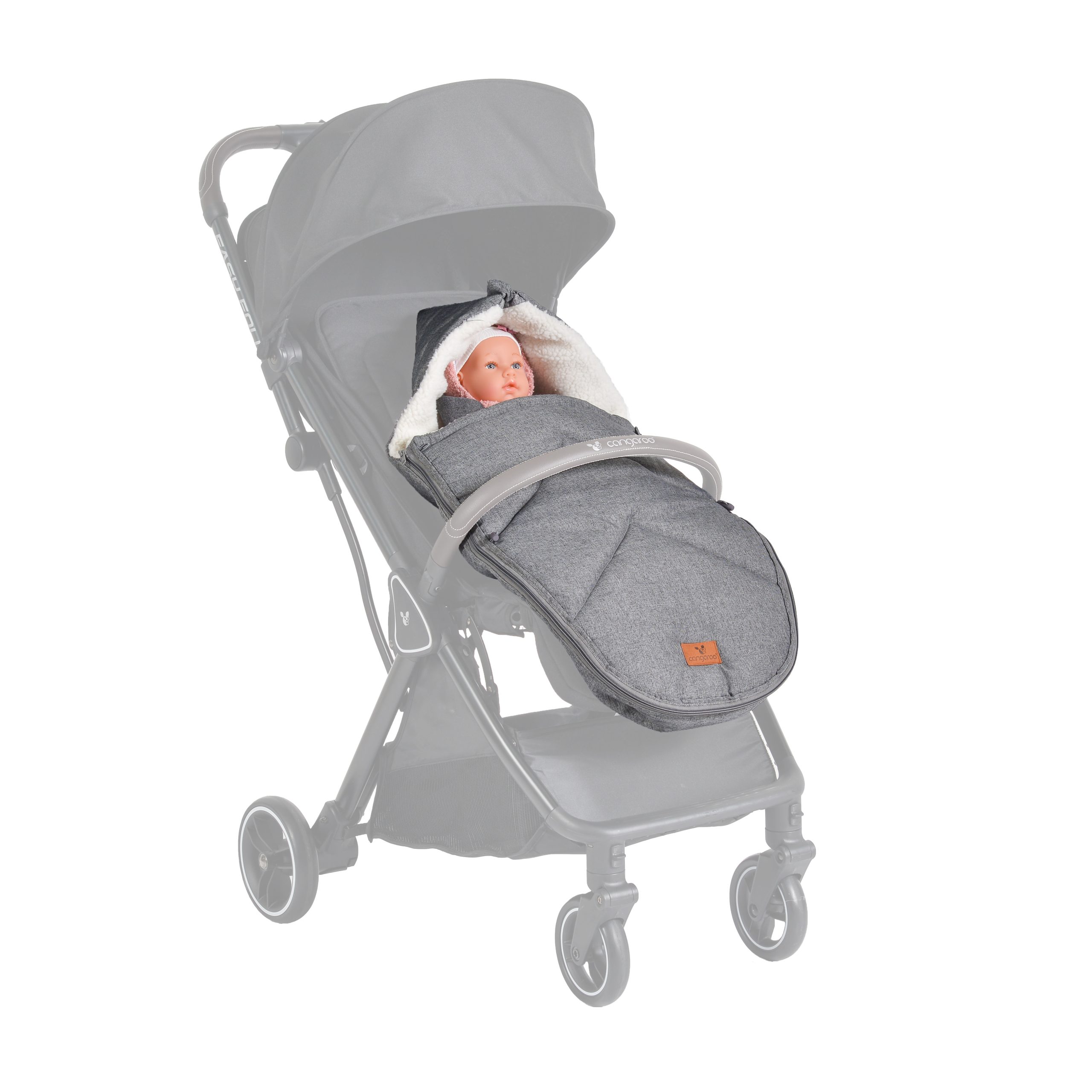 Cangaroo Термо чувалче Luxe сив - Image 6