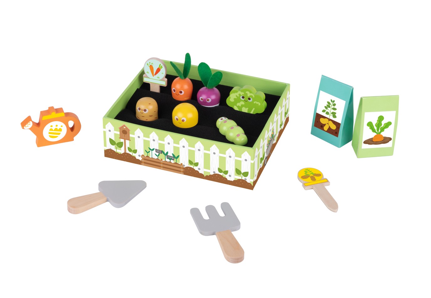 Tooky Toy Дървен градински комплект TK315 - Image 3