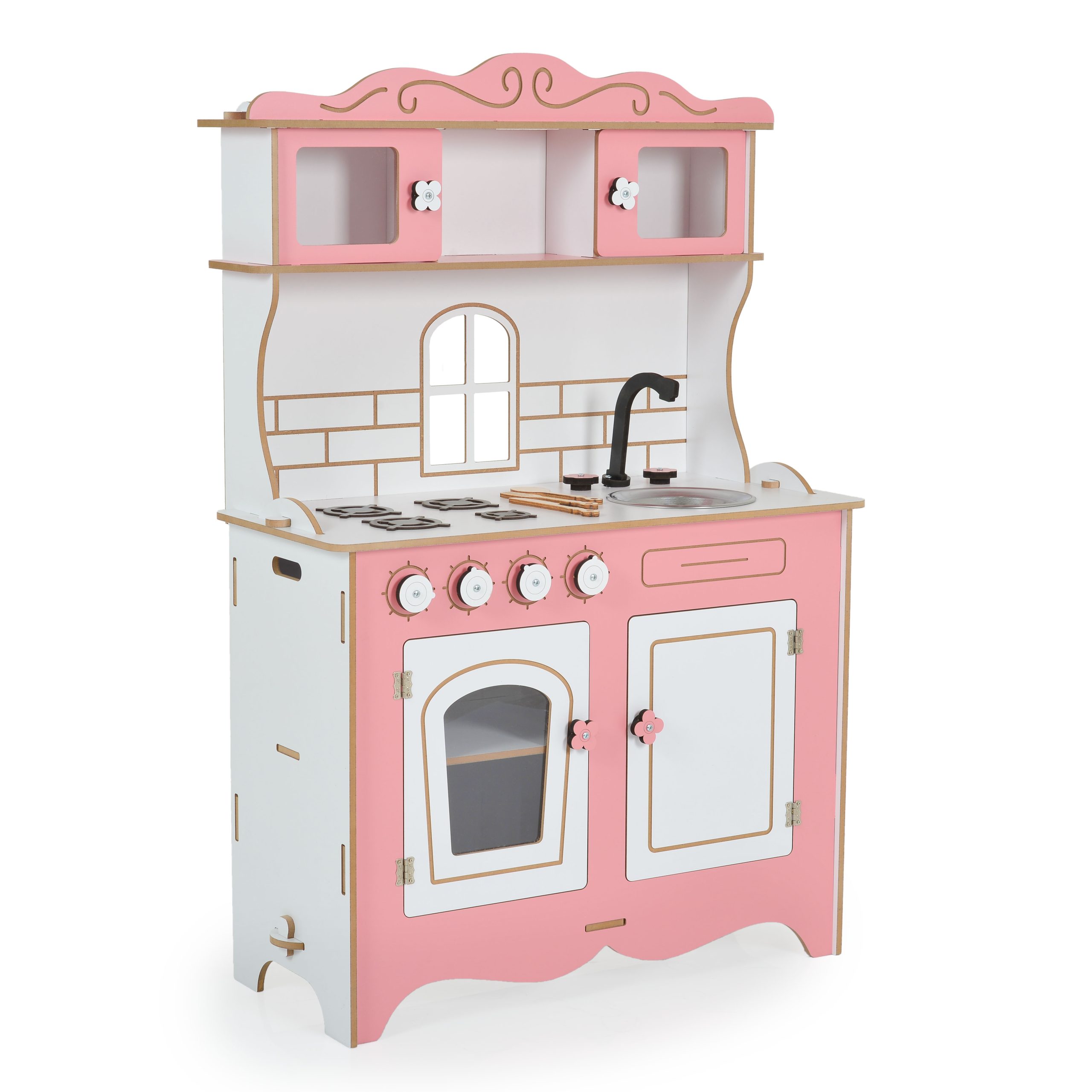 Moni Toys Дървена кухня Rosey - Image 6