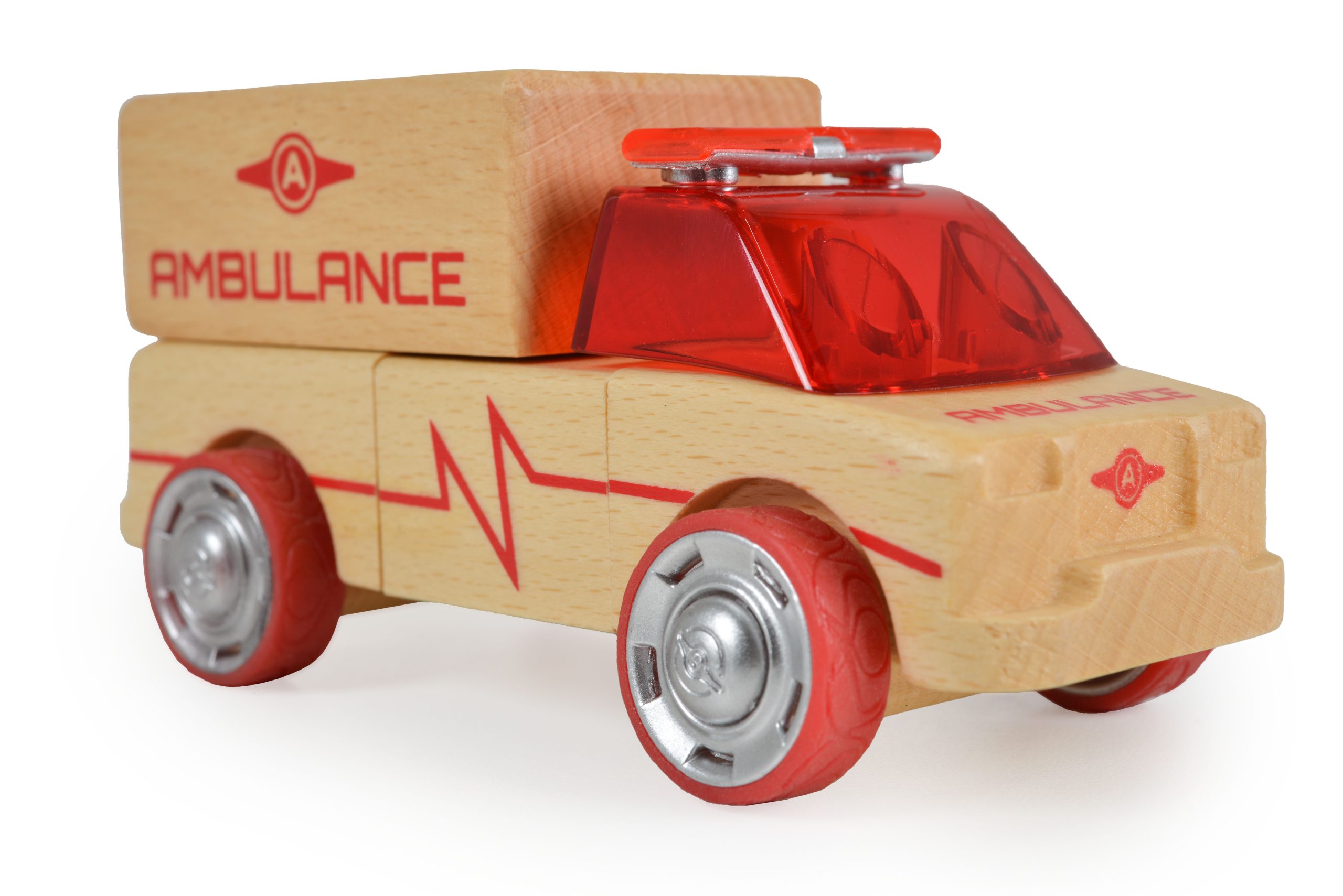 Automoblox Дървени коли Mini 3-Pack rescue vehicles 53106 - Image 6
