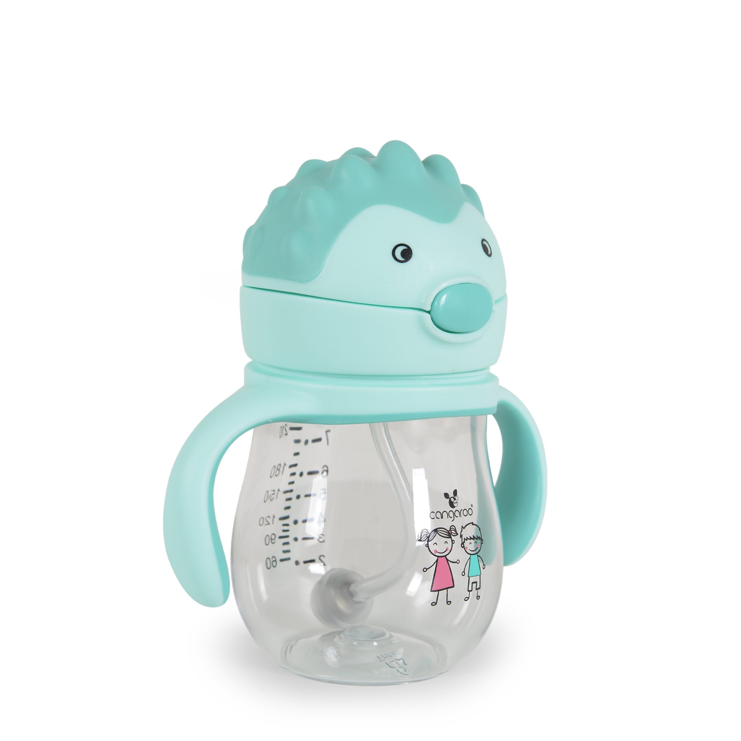 Cangaroo Чаша със сламка 250ml Brillo син A0033 - Image 6
