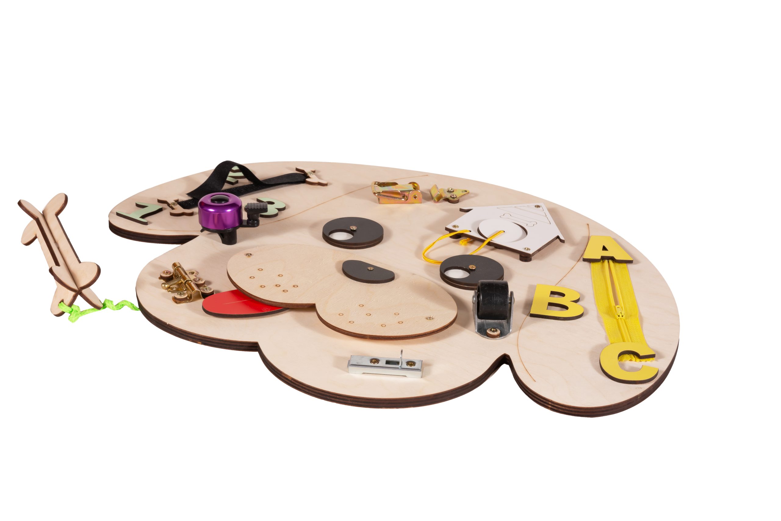Moni Toys Монтесори дървена дъска Dog - Image 5