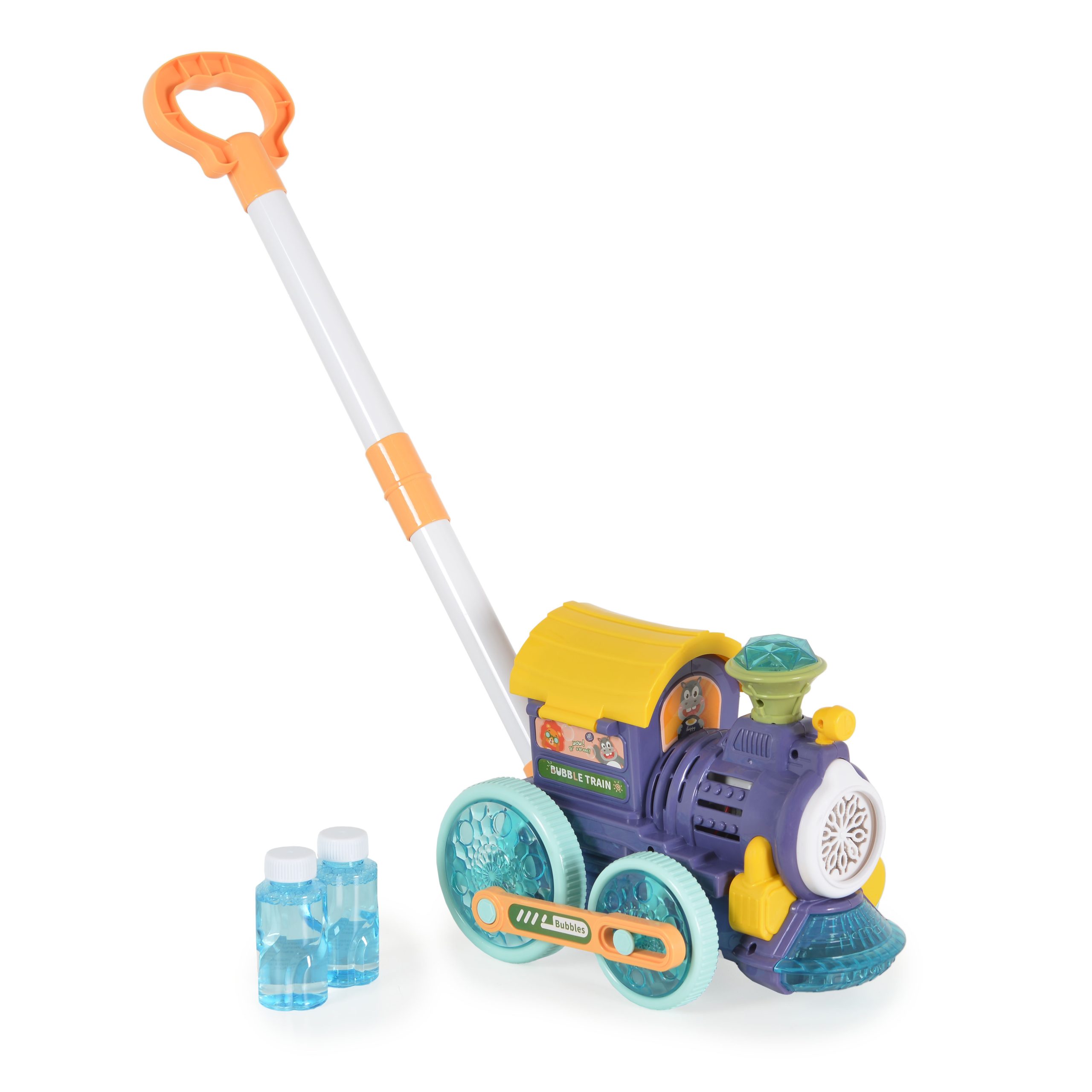 Moni Toys Играчка за сапунени балони влак Wheels Blue - Image 5