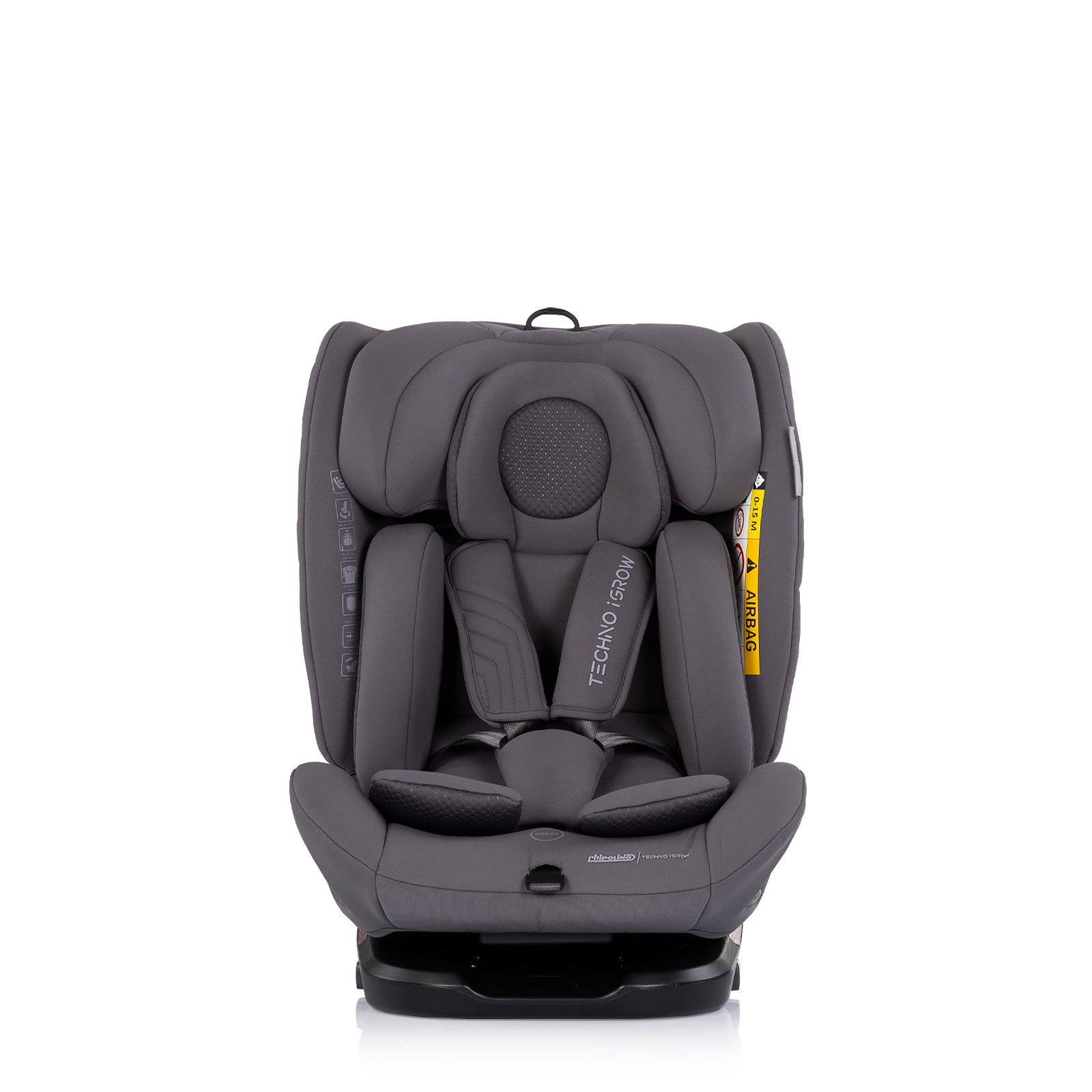 Ст.кола360 I-size40-150 Techno iGROW сив - Image 2