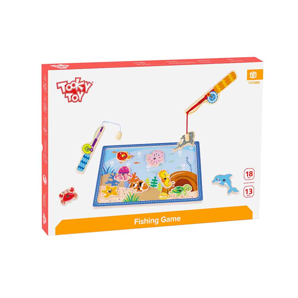 Tooky Toy Дървена магнитна игра Морско дъно TKF040 - Image 4