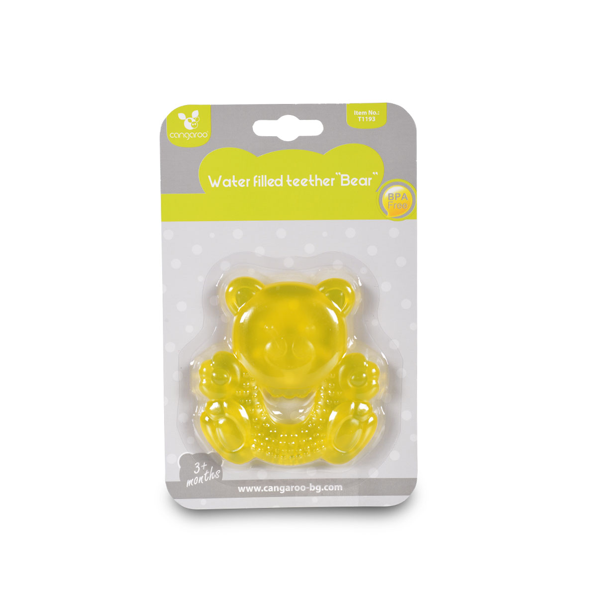 Cangaroo Чесалка за зъби Bear T1193 жълт - Image 4