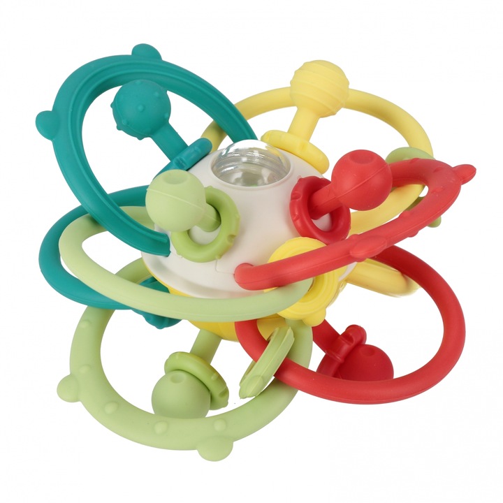 Moni Toys Дрънкалка топка силиконова HLX303A - Image 3