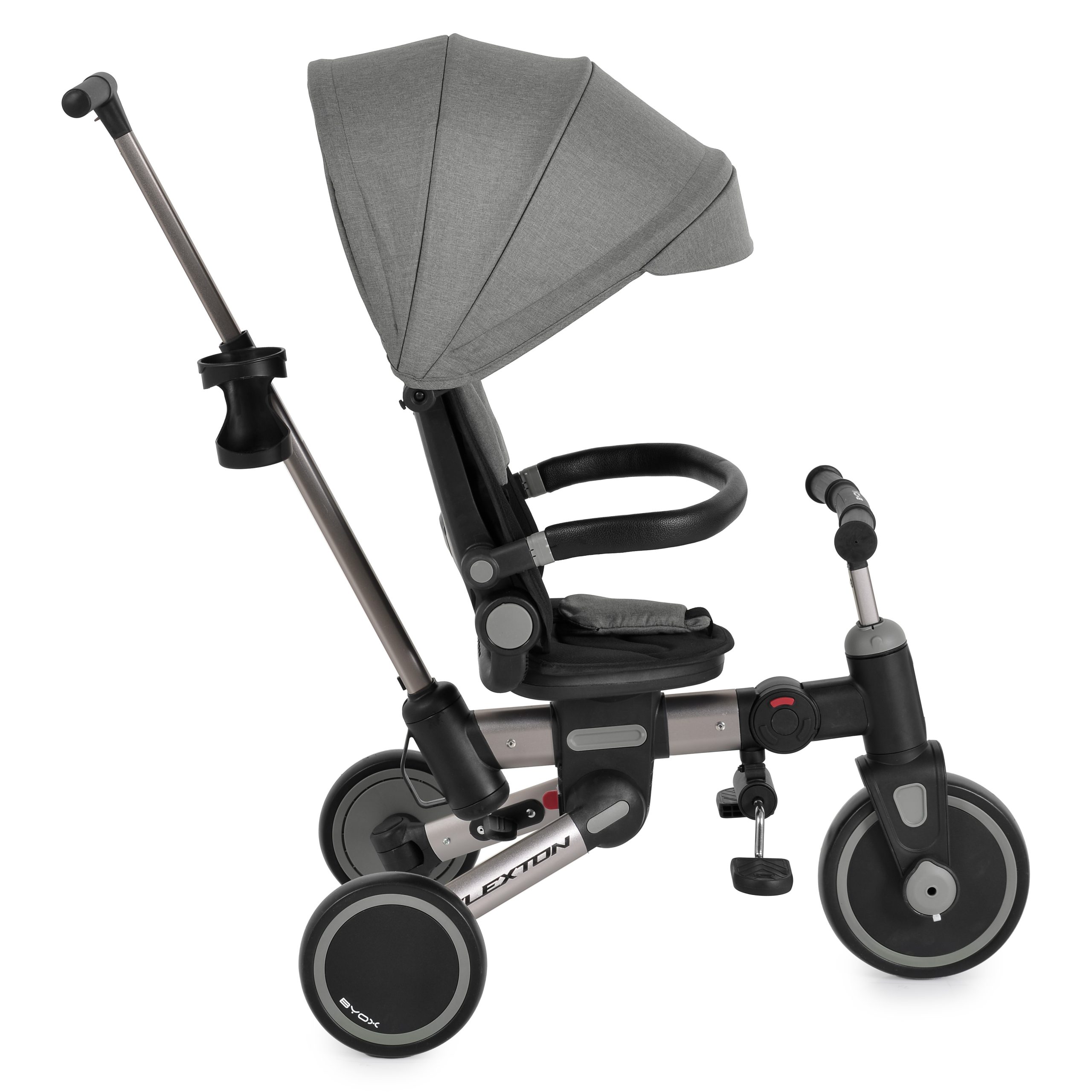 Byox Триколка Flexton 6в1 сив - Image 3