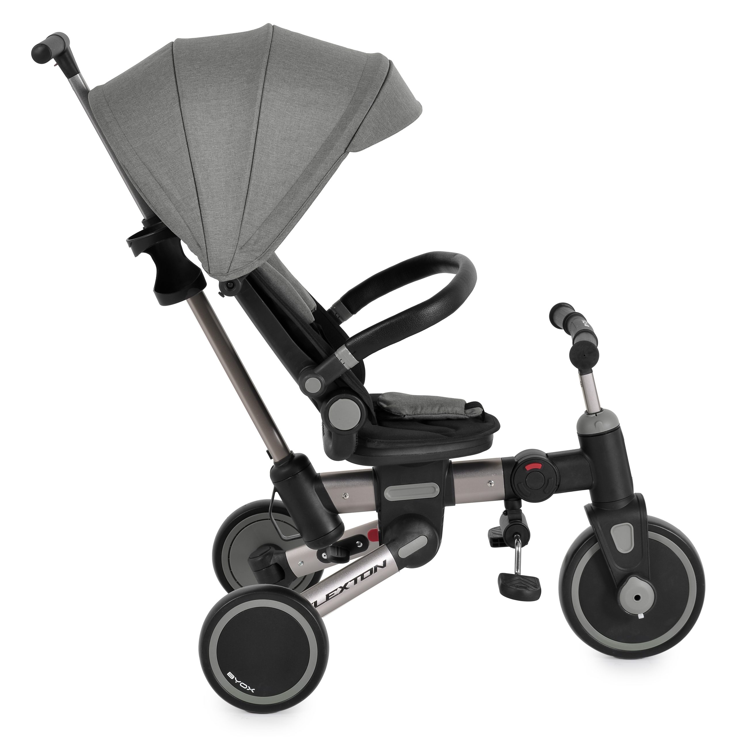 Byox Триколка Flexton 6в1 сив - Image 4