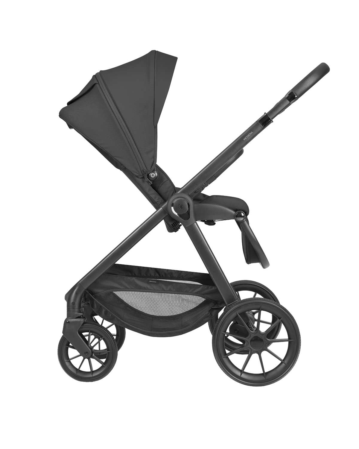 Kikkaboo Комбинирана количка 3в1 с кош за новородено Modena Black 2027 - Image 7