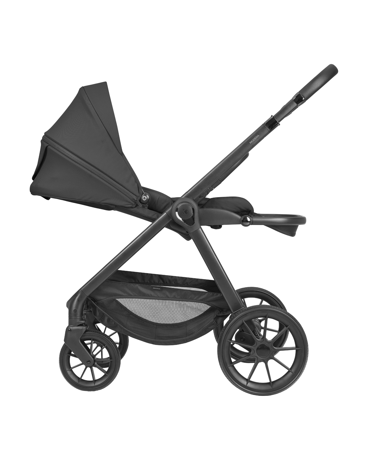 Kikkaboo Комбинирана количка 3в1 с кош за новородено Modena Black 2027 - Image 8