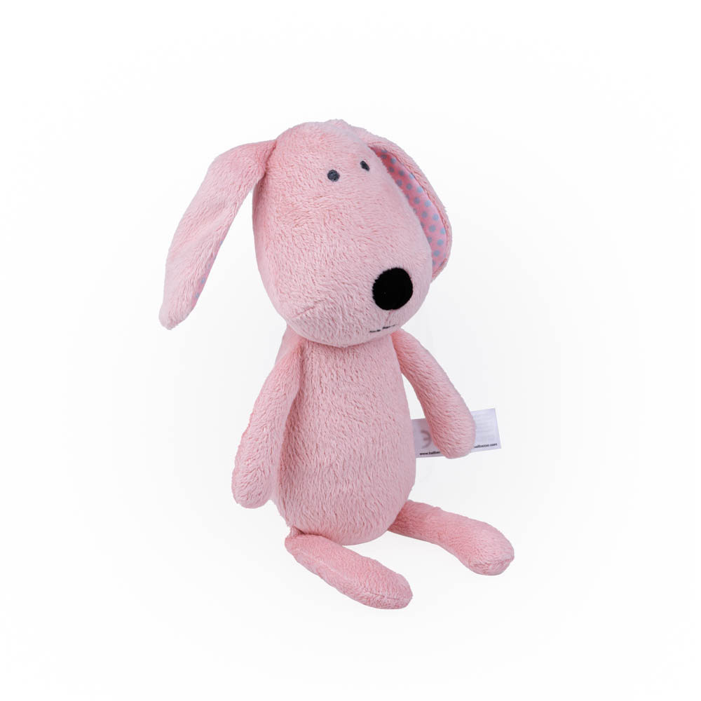 Bali Bazoo Мека играчка За Гушкане Dog 28cm розов 81991 - Image 6