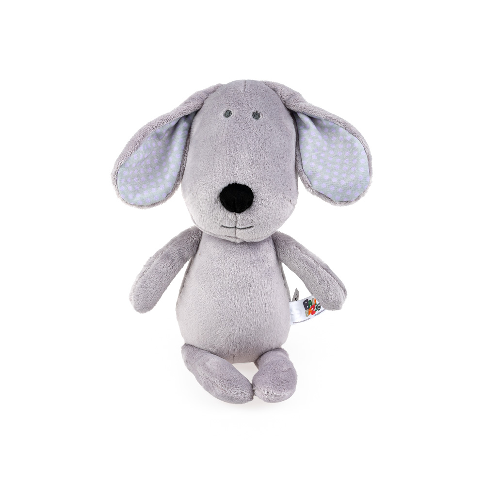 Bali Bazoo Мека играчка За Гушкане Dog 28cm сив 81994 - Image 5