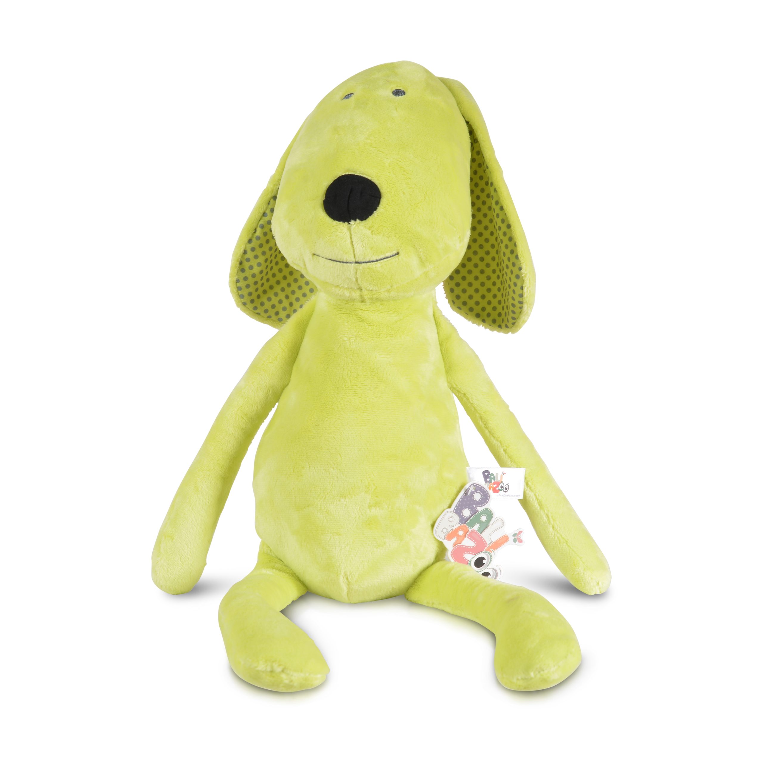 Bali Bazoo Мека играчка За Гушкане Dog 28cm зелен 82250 - Image 4