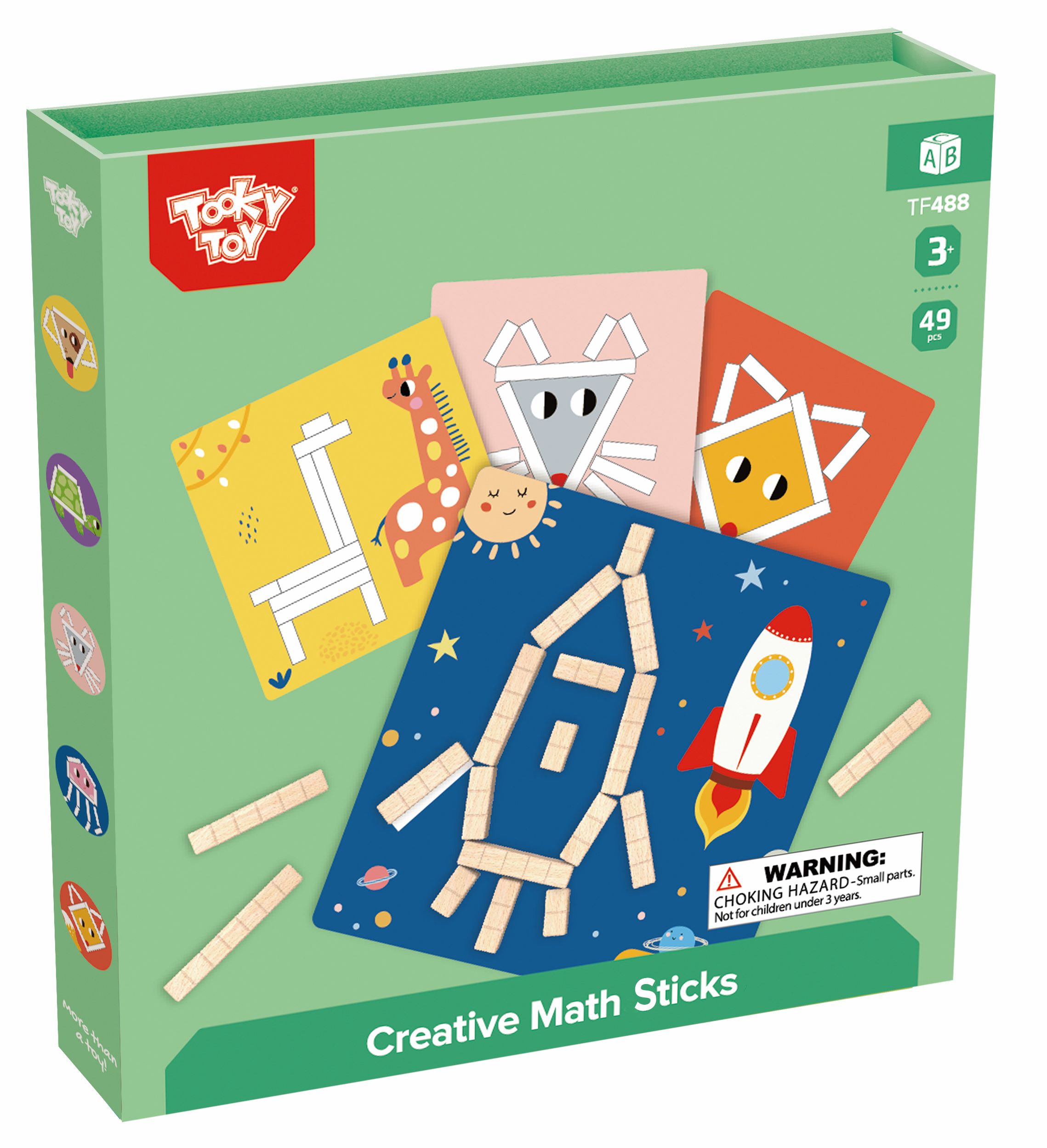 Tooky Toy Дървени математически клечки TF488 - Image 7