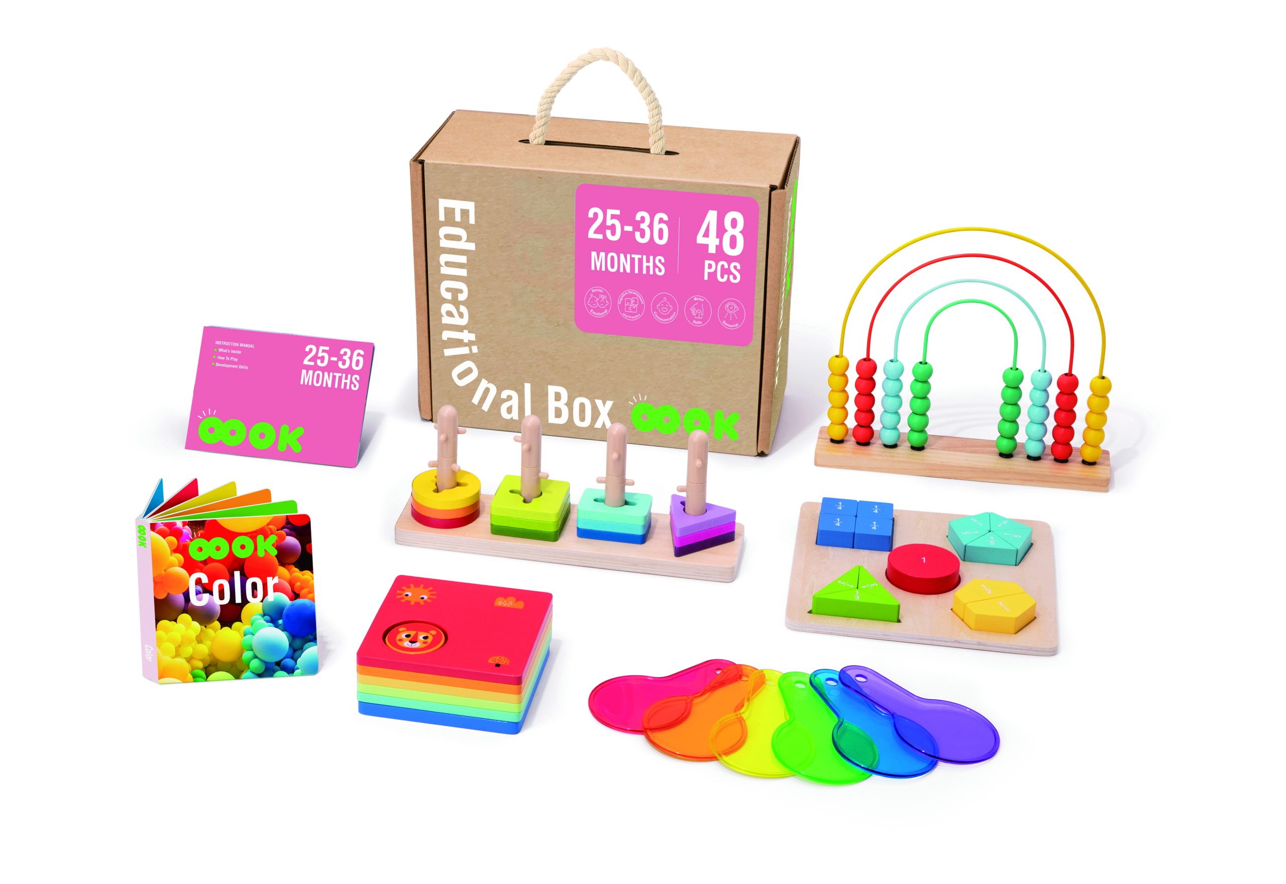 Tooky Toy Монтесори образователен сет TK754-25м+ - Image 4