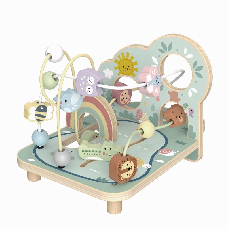 Tooky Toy Дървен лабиринт Forest TK572N - Image 3