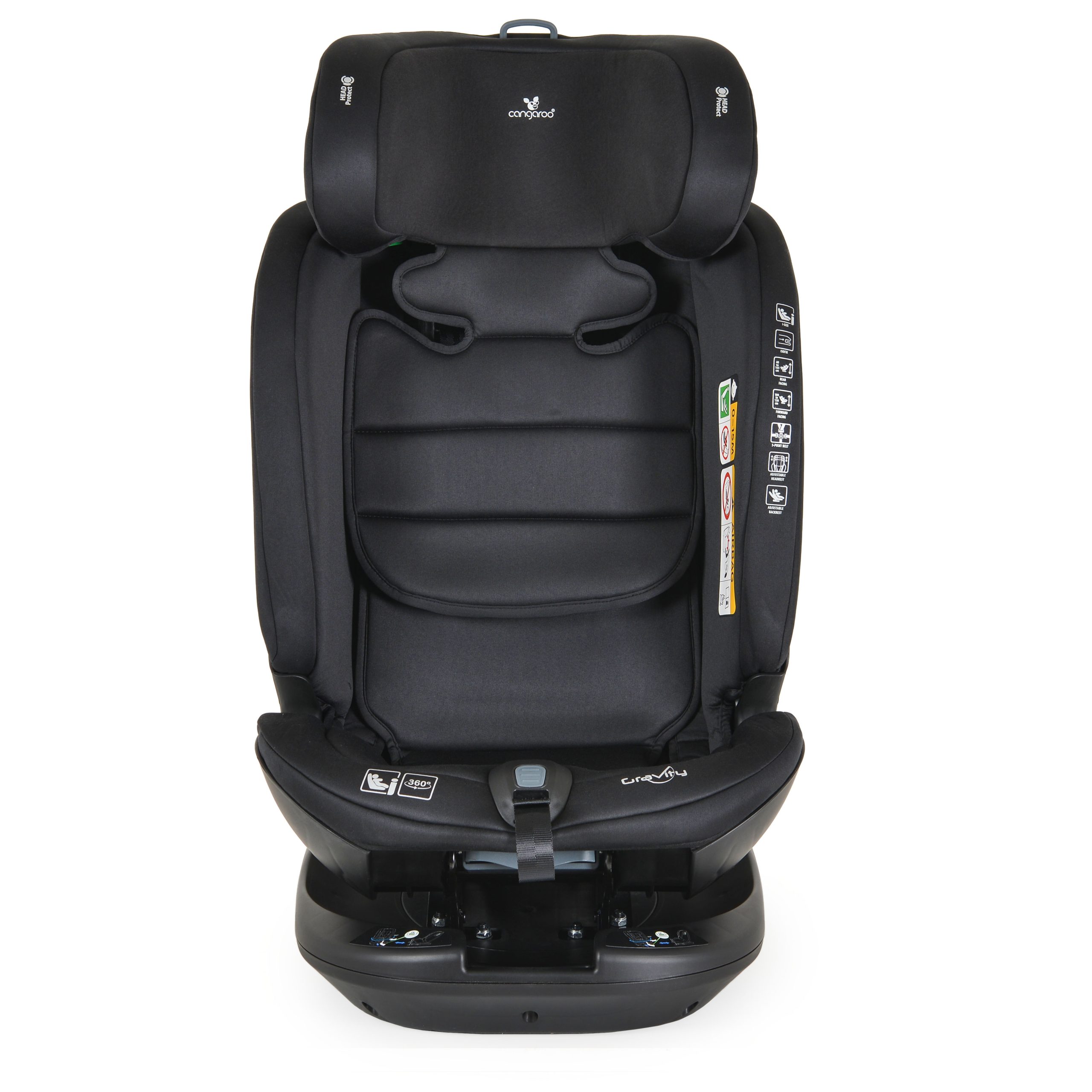 Cangaroo Стол за кола Gravity 40-150см черен - Image 8