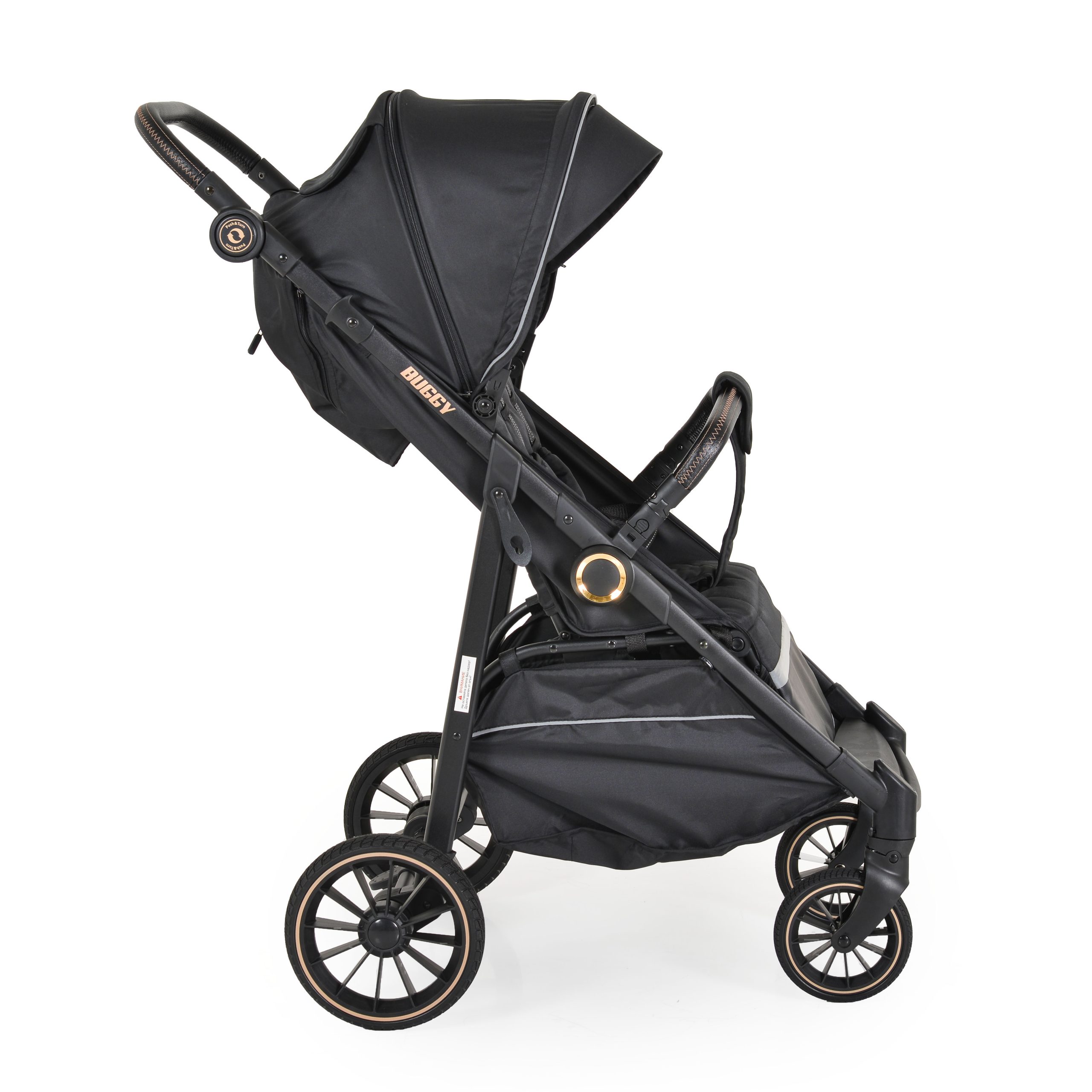 Moni Детска лятна количка Buggy черен - Image 8