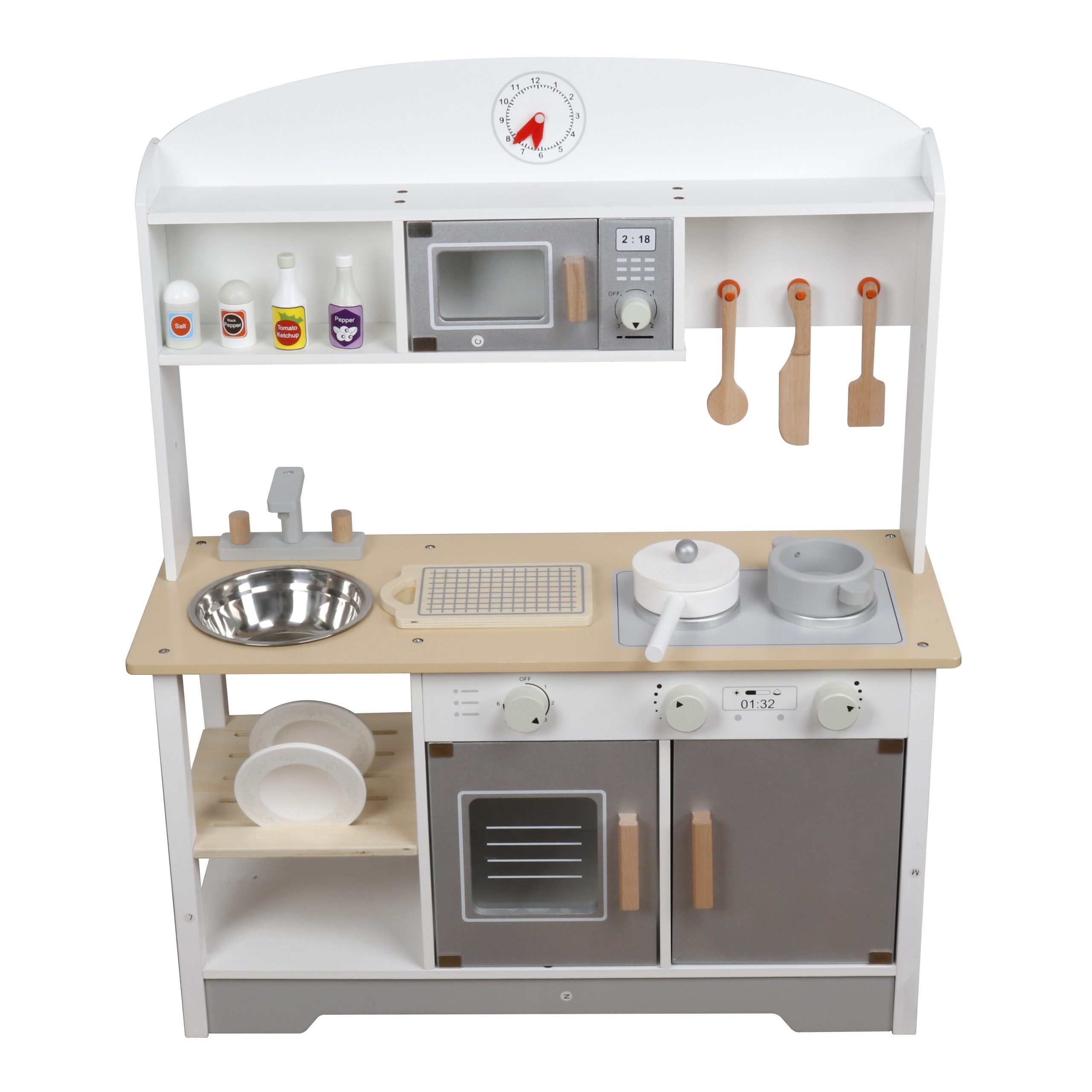 Moni Toys Дървена Кухня Nicole W10C573C - Image 6
