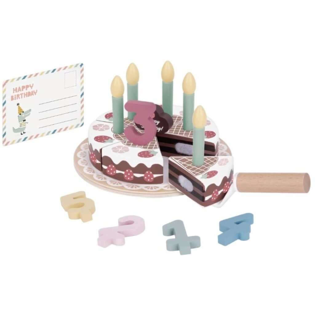 Tooky Toy Дървена торта Рожден ден TH544B - Image 6