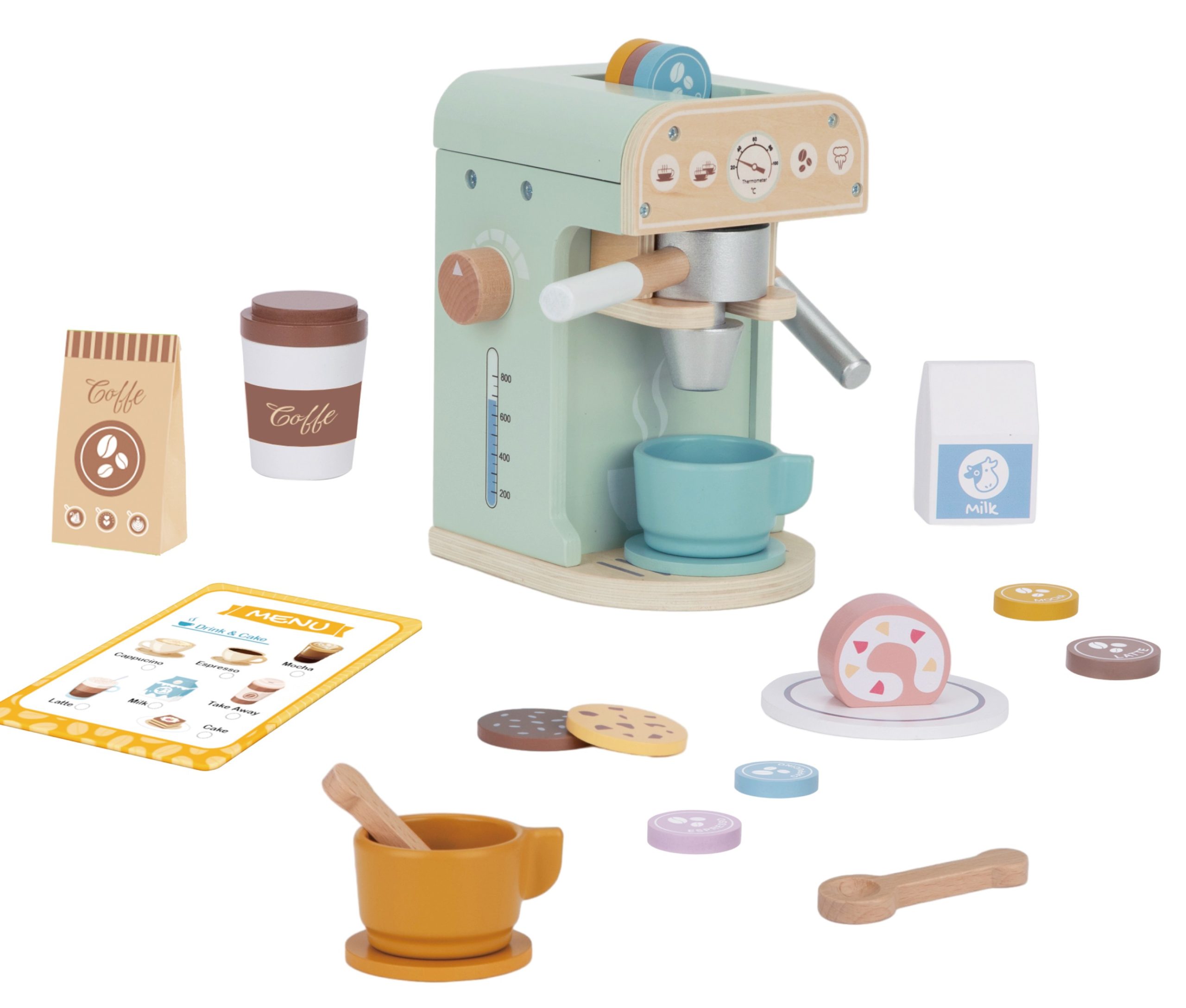Tooky Toy Дървен комплект Coffee Shop TJ269 - Image 5
