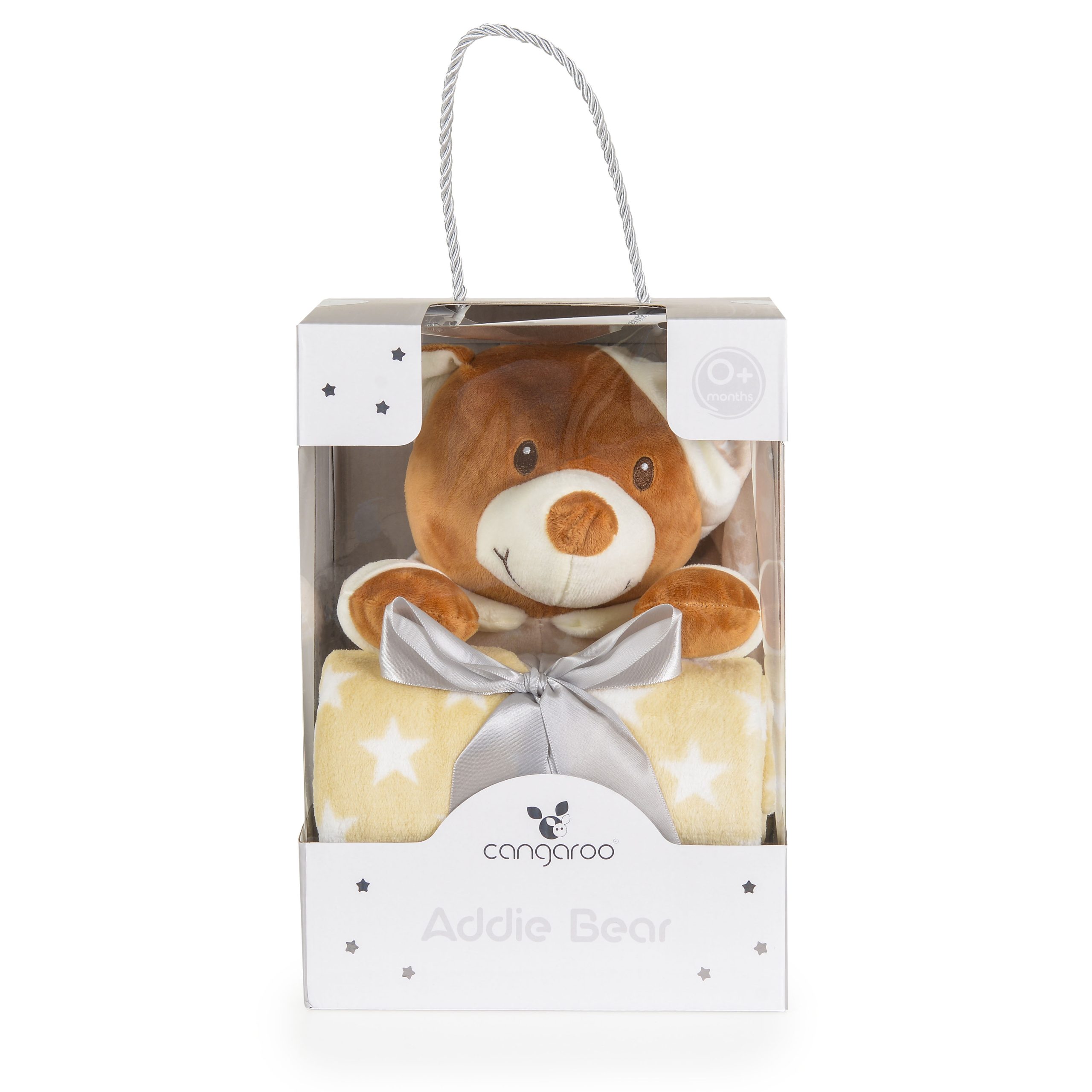 Cangaroo Одеяло 90/75 cm с играчка Addie Bear бежов - Image 5