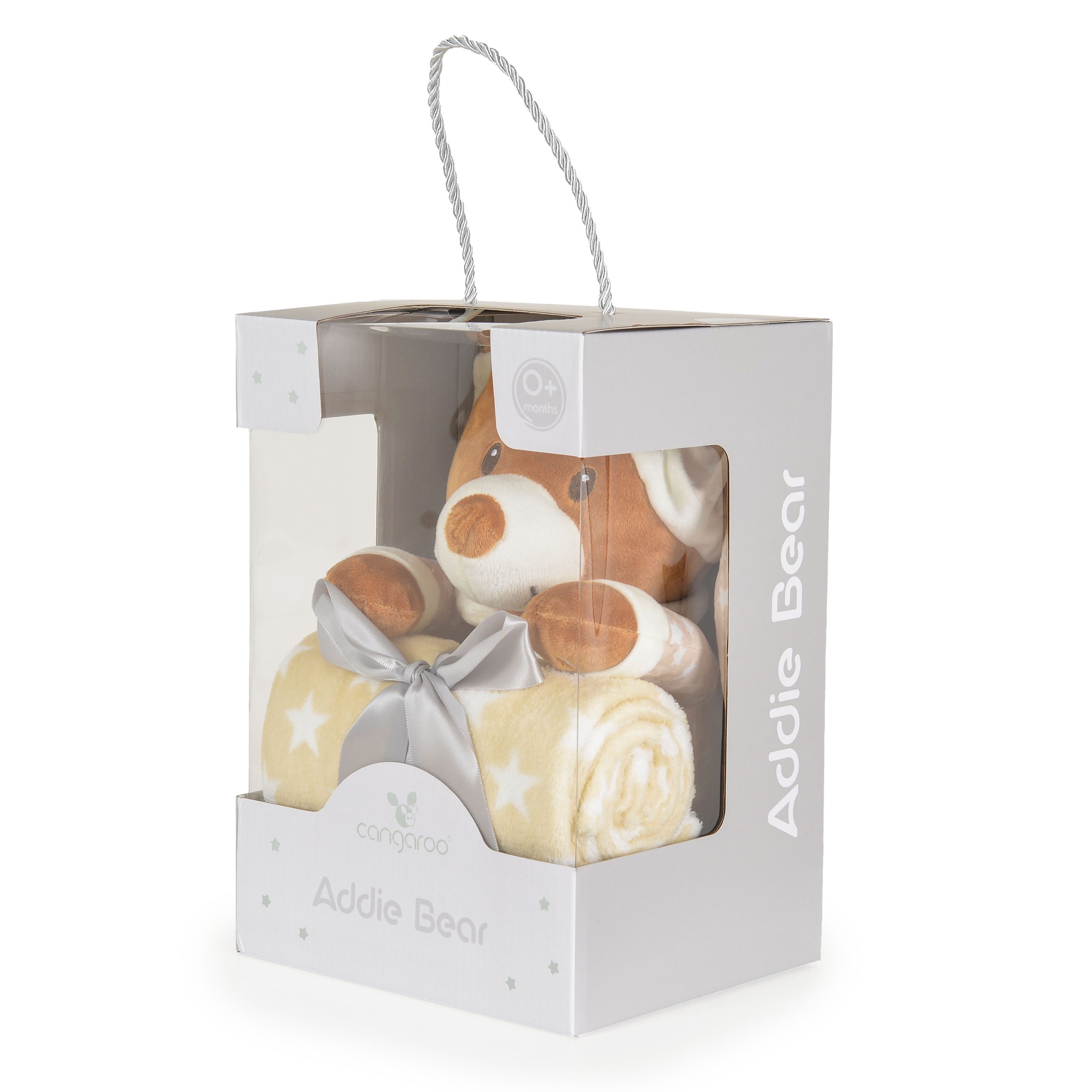 Cangaroo Одеяло 90/75 cm с играчка Addie Bear бежов - Image 6