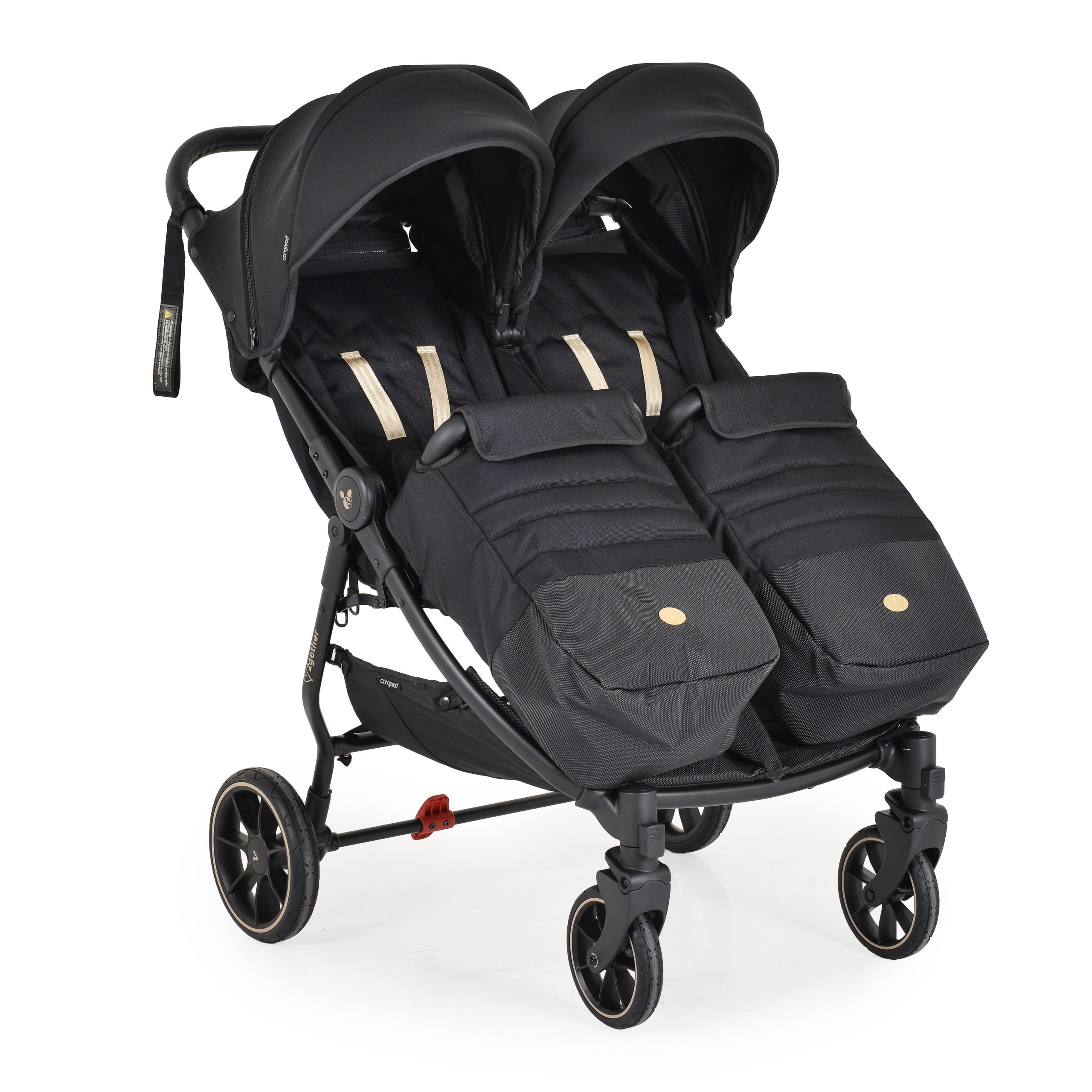 Cangaroo Количка за близнаци 2Gether Modern-Black - Image 5