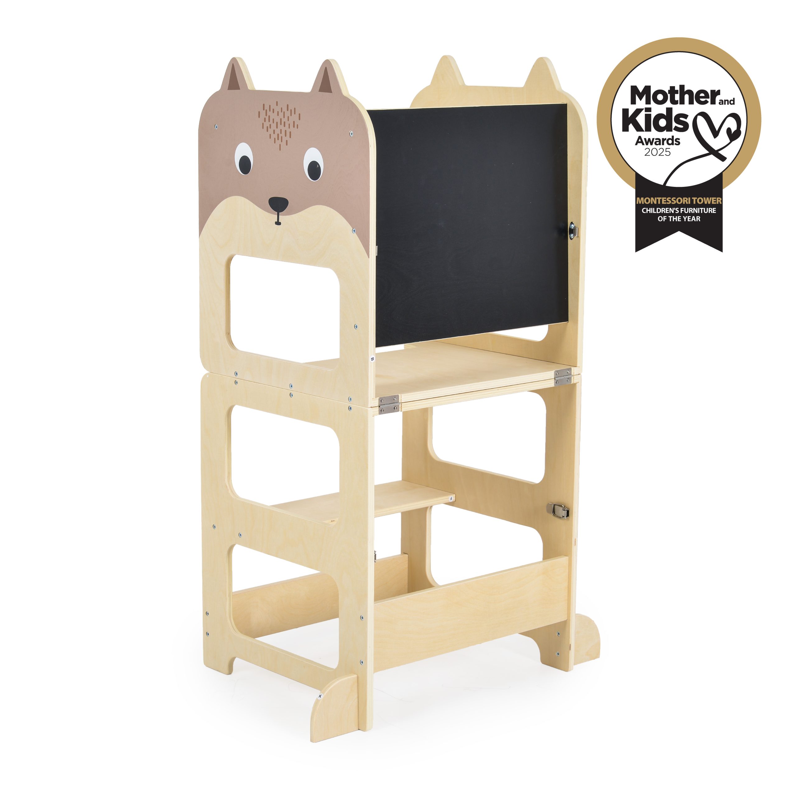 Moni Toys Дървена обучителна кула 3 в 1 Монтесори - Image 5