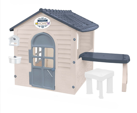 Mochtoys Къща с маса и стол бежова 13010 - Image 3