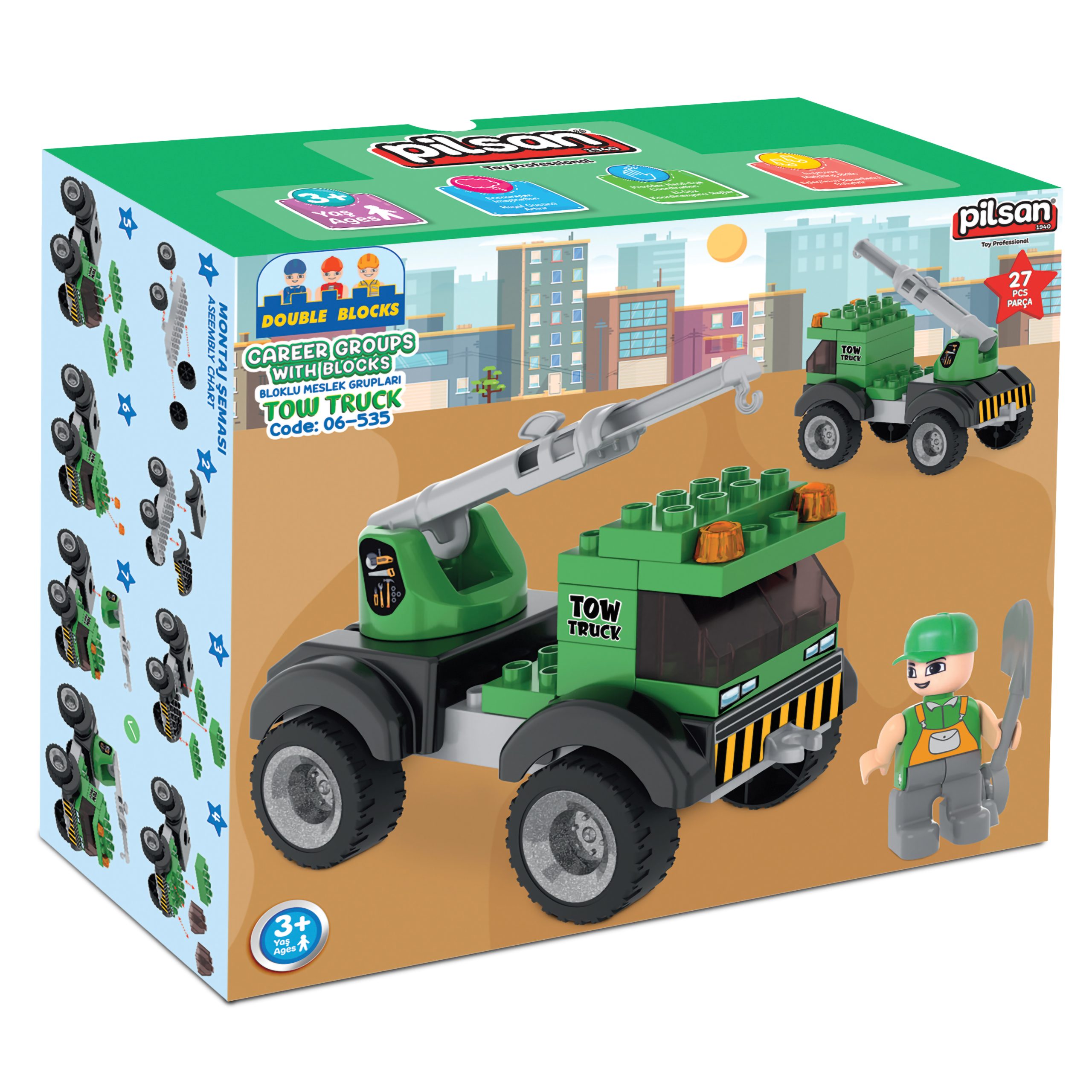 Pilsan Конструктор Pilsan Career Group Tow-Truck-06535 - Image 4