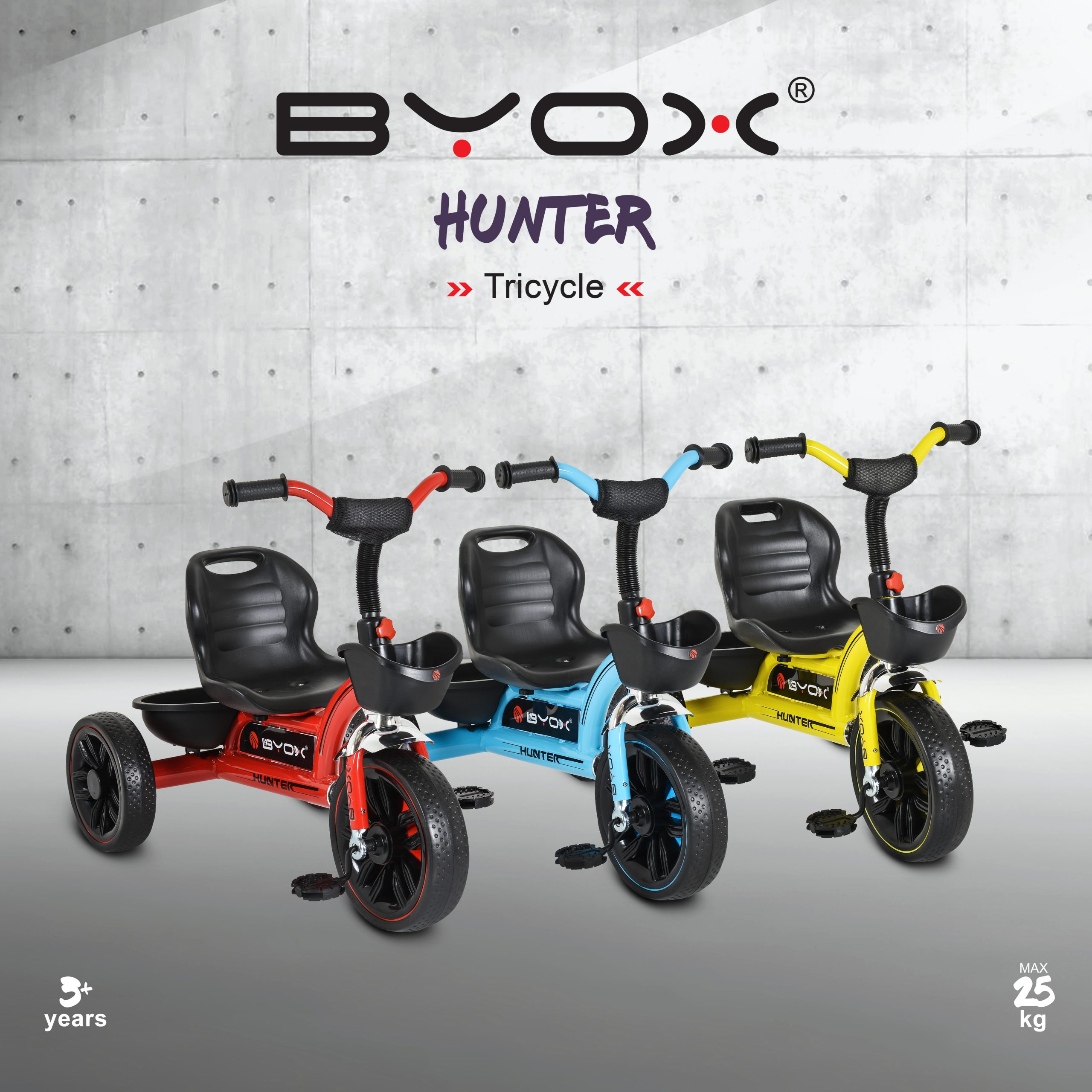 Byox Триколка Hunter червен - Image 6