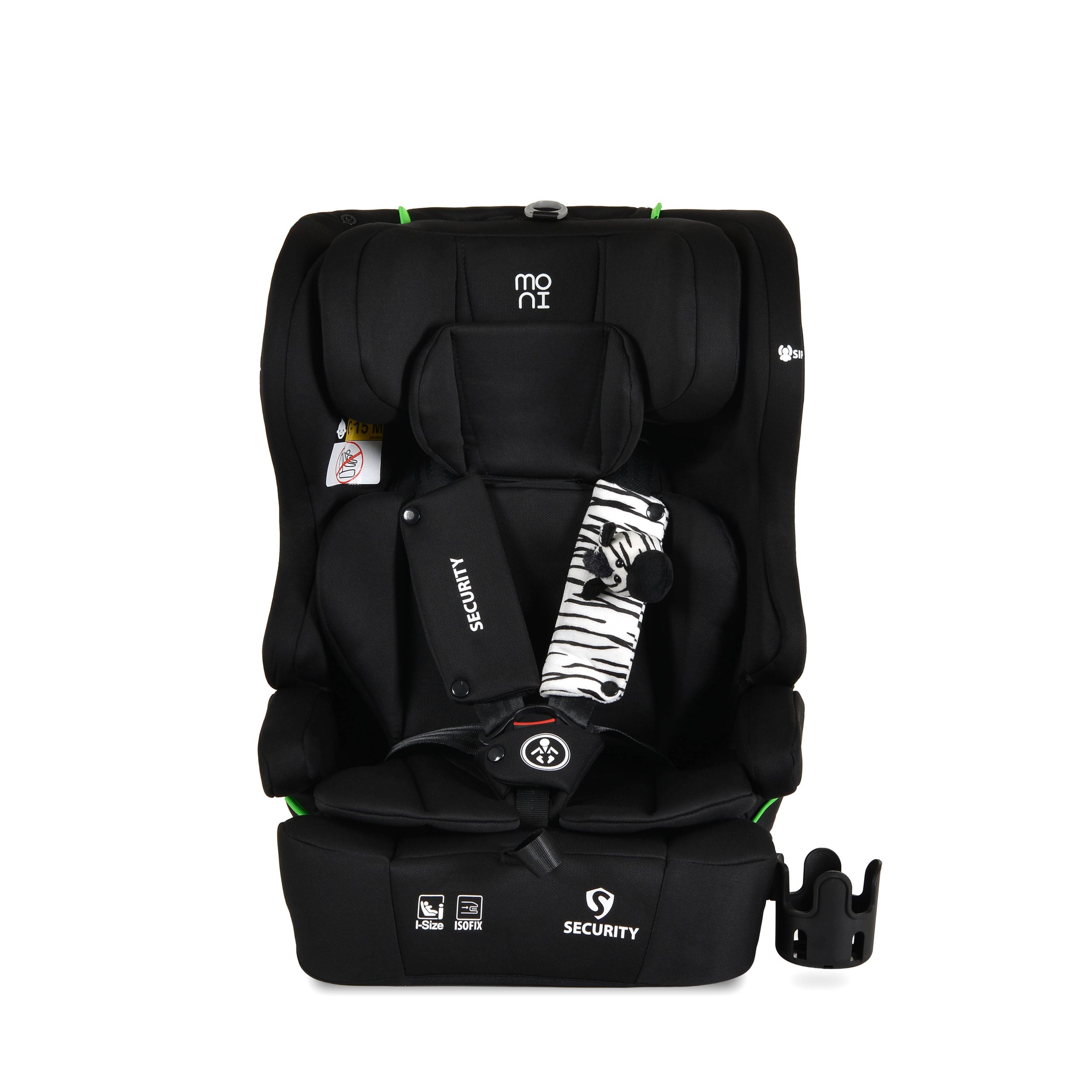 Moni Стол за кола Security 76-150см Midnight-black - Image 8