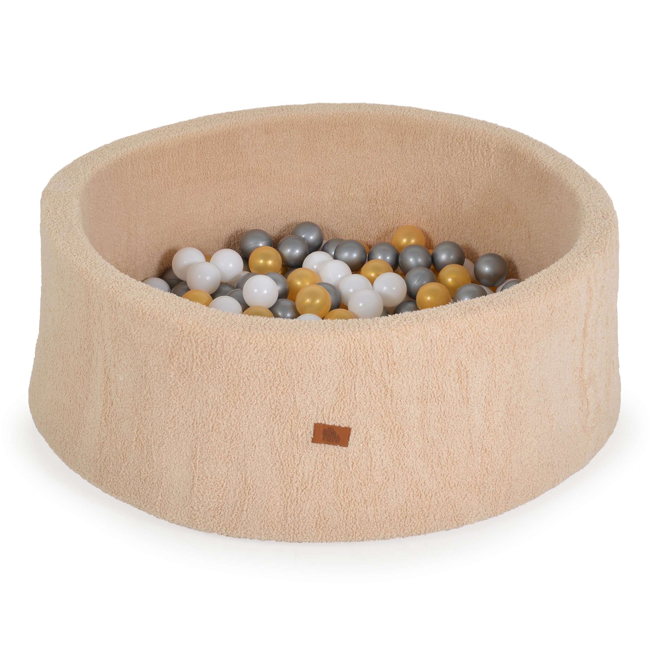 Moni Toys Мек басейн Boucle с 200 топки Beige - Image 5