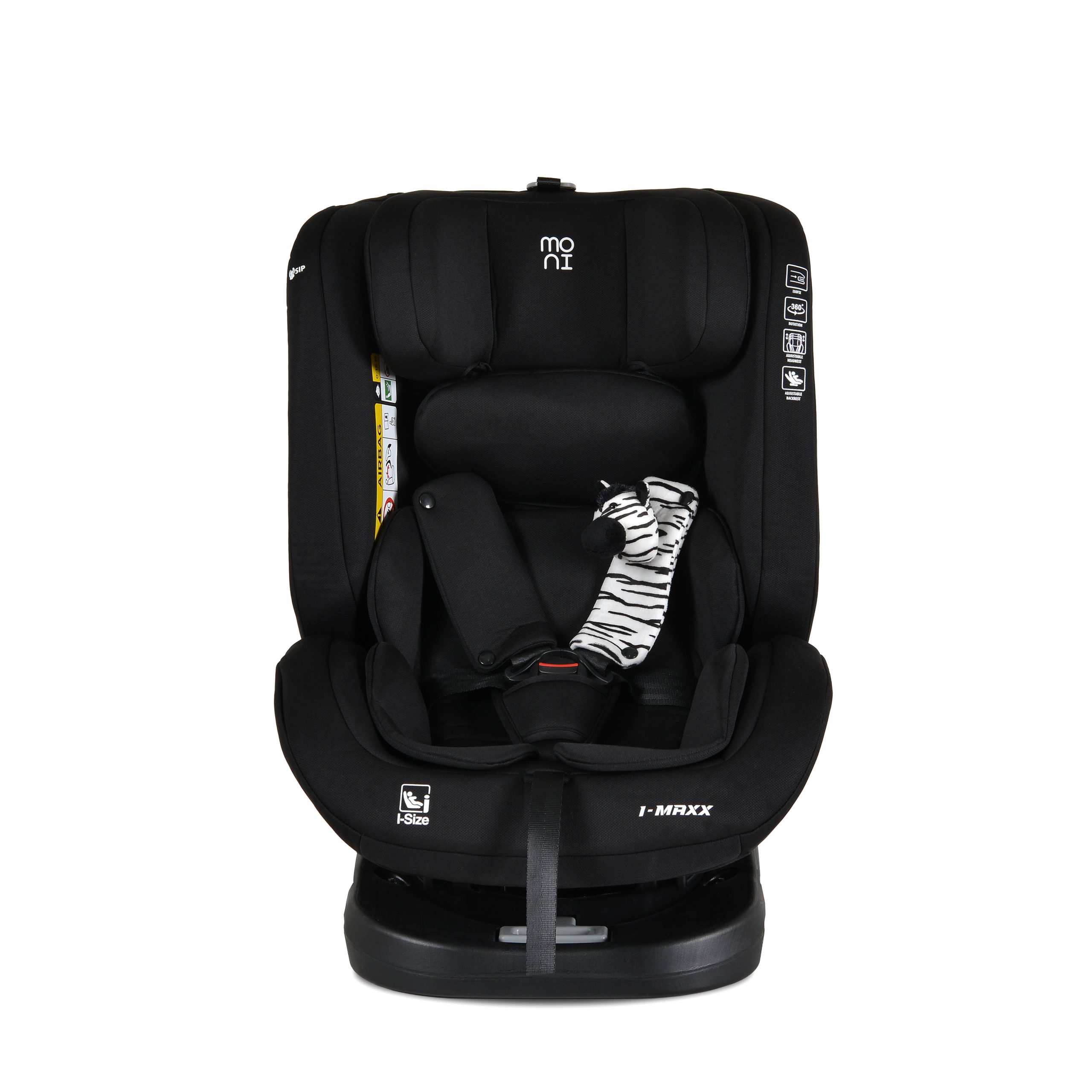 Moni Стол за кола i-Maxx 40-150см Midnight-black - Image 8