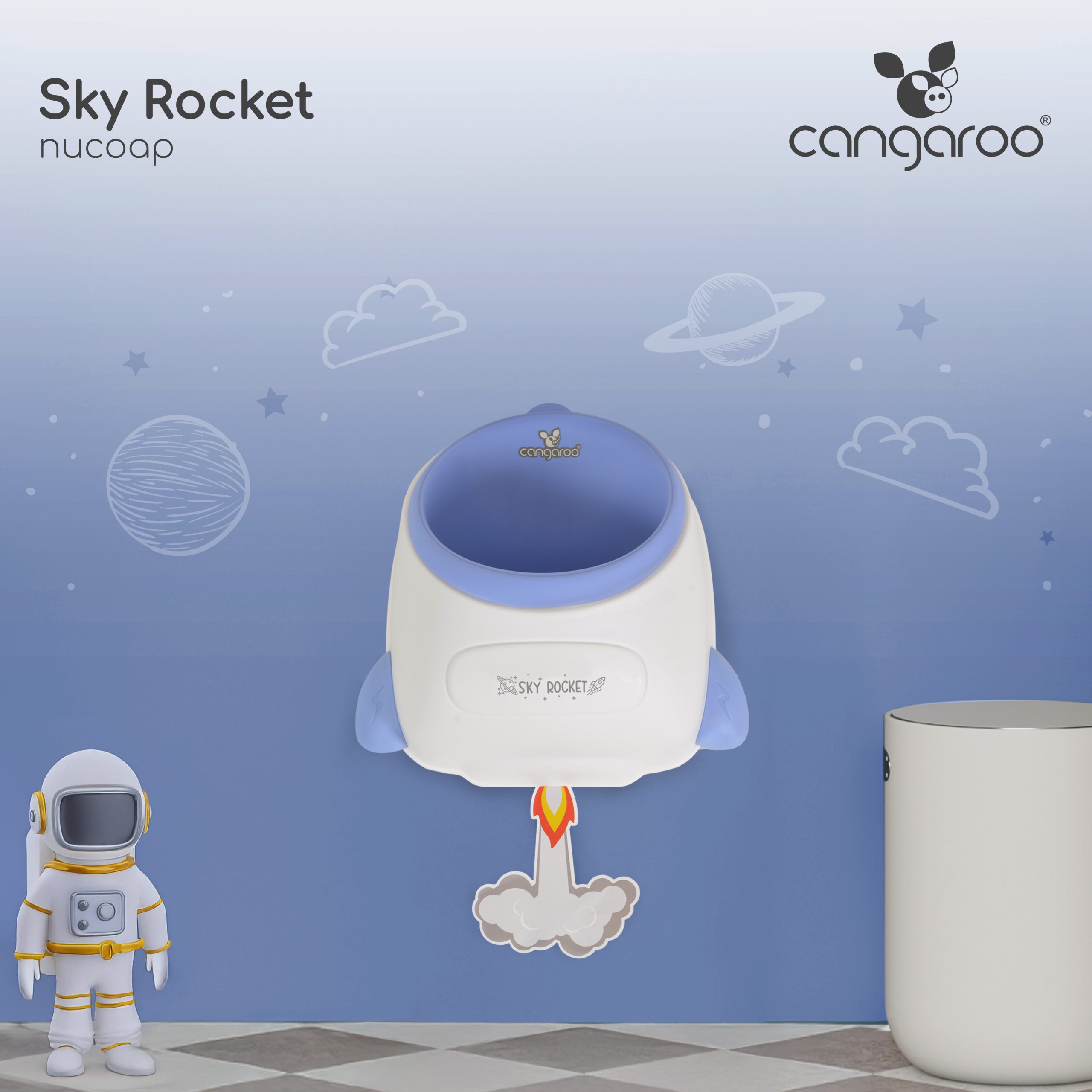 Cangaroo Писоар Sky Rocket сив - Image 6