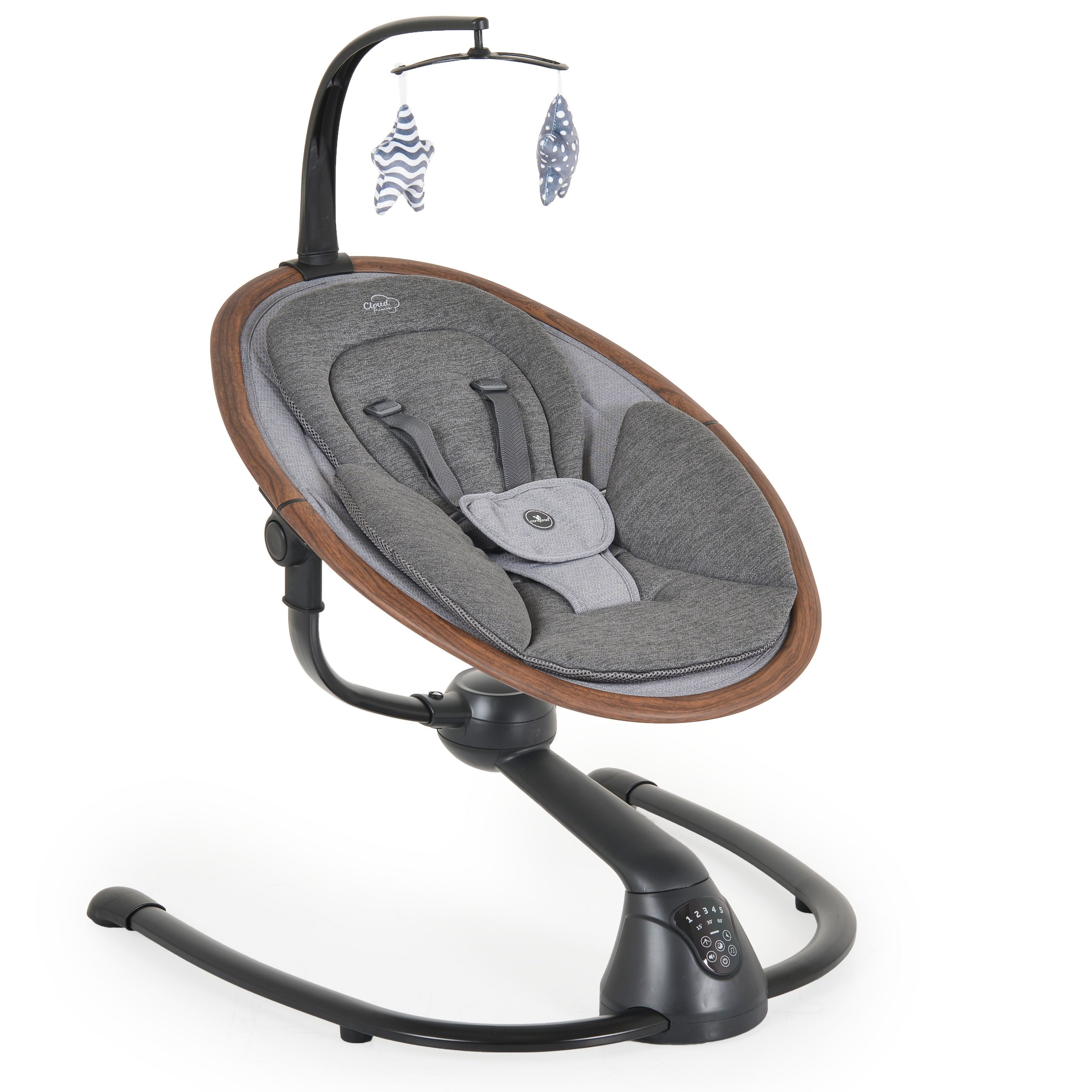 Cangaroo Електрическа люлка Cloud Premium + тъмносив - Image 8