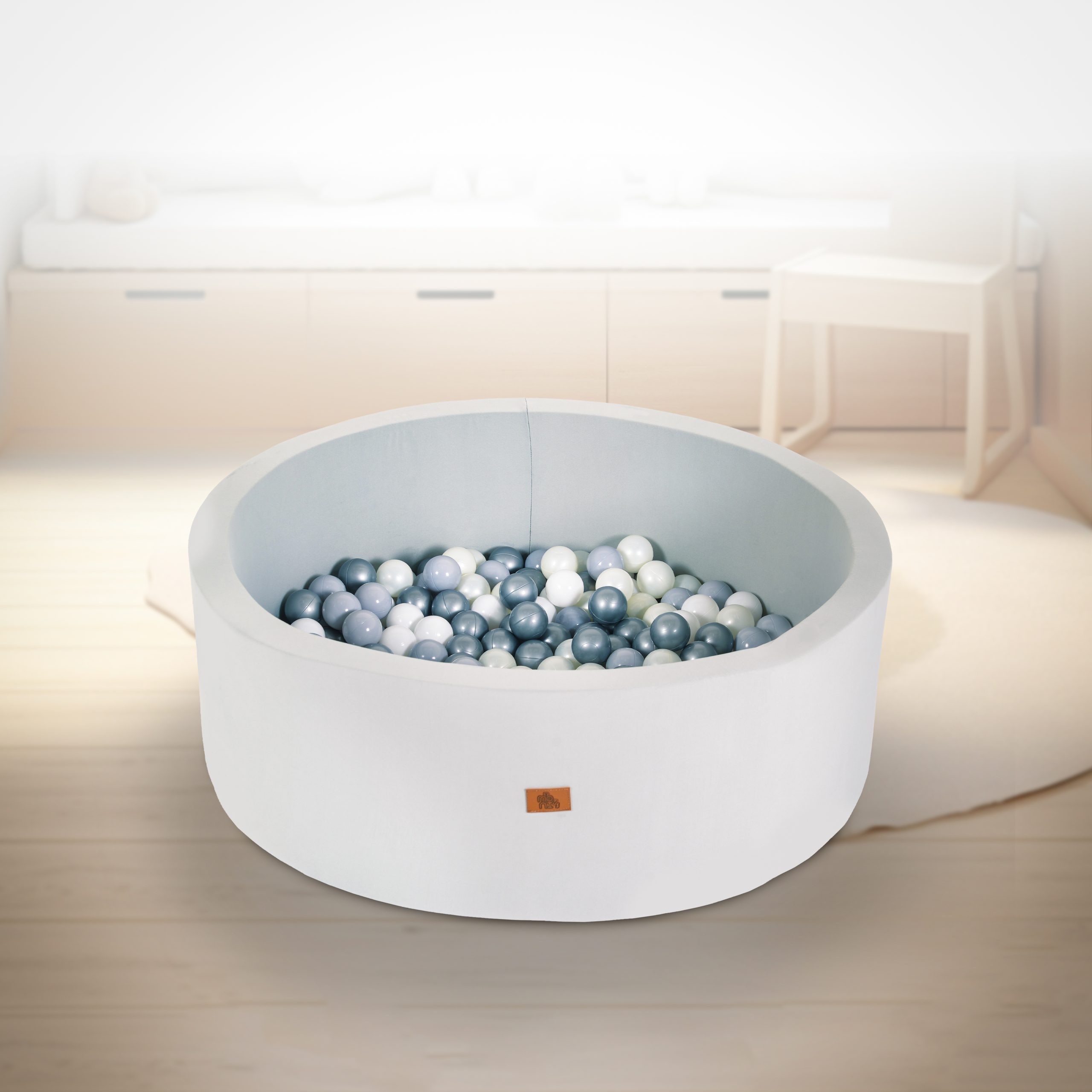 Moni Toys Басейн с 200 топки BP02-5 сив - Image 6