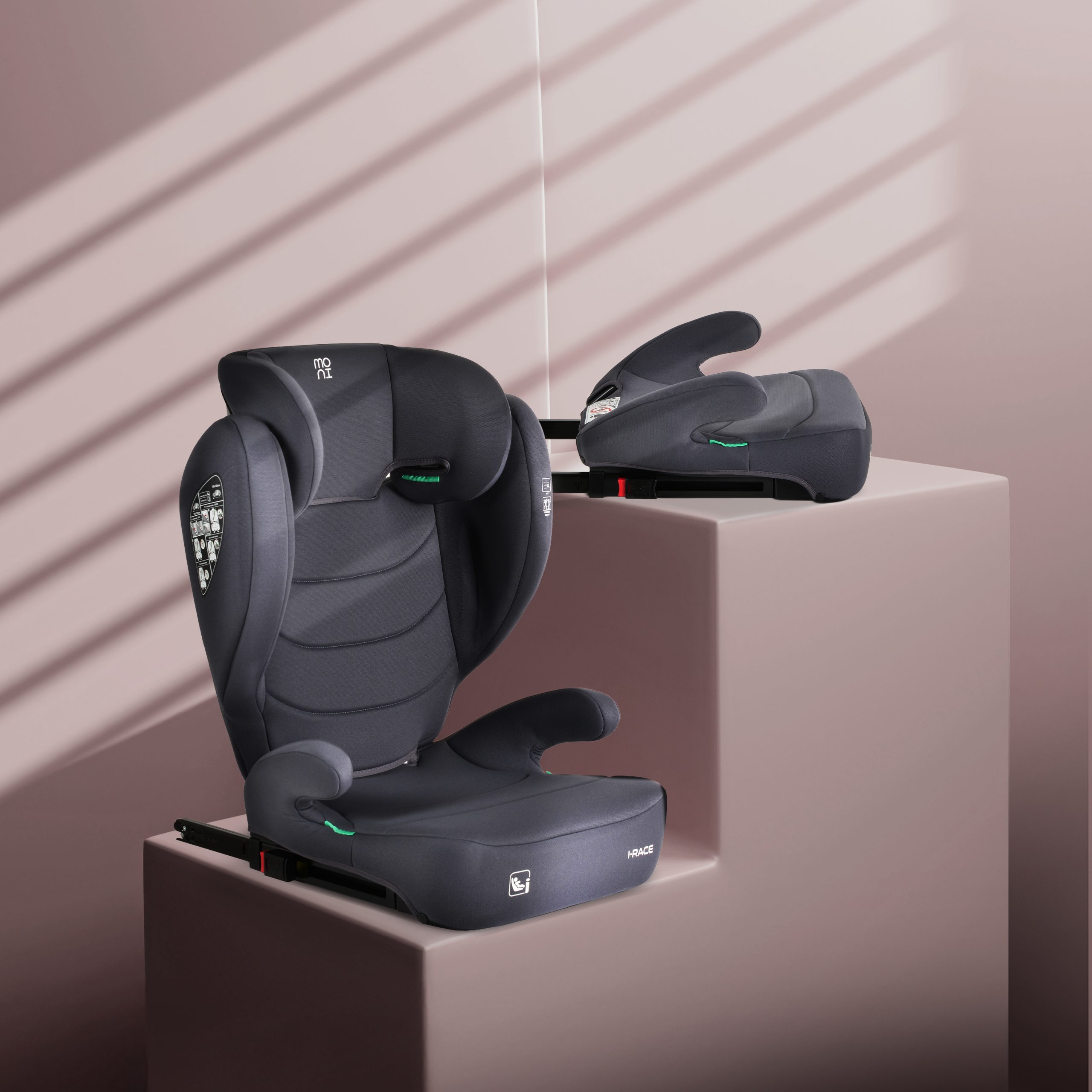 Moni Стол за кола i-Race 100-150см Stone-gray - Image 6