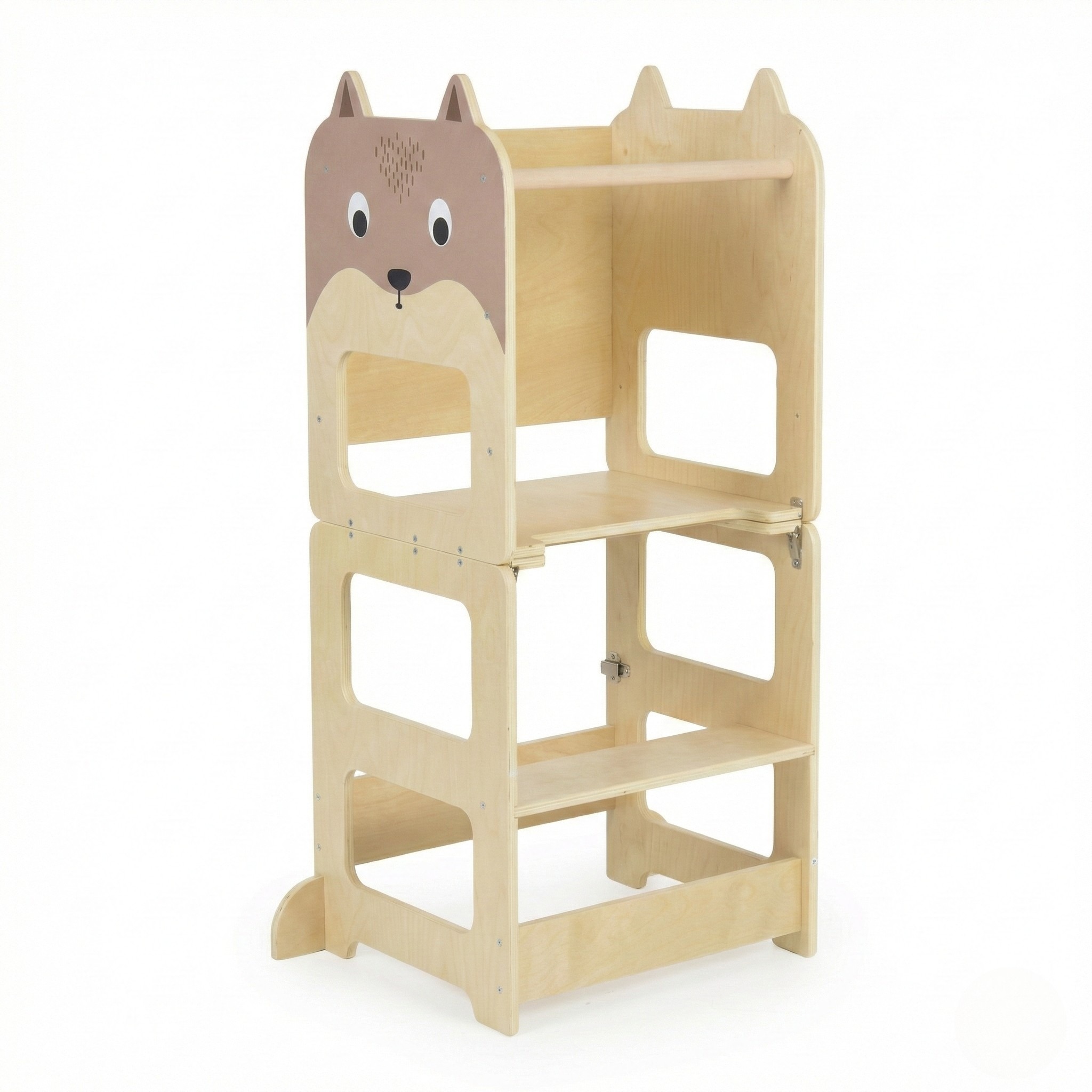 Moni Toys Дървена обучителна кула 3 в 1 Монтесори - Image 8