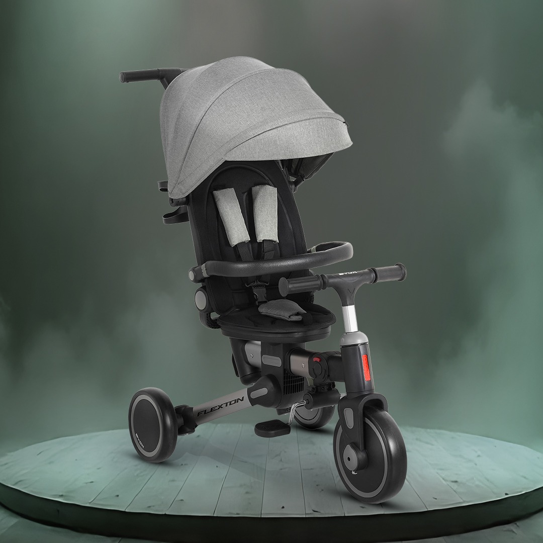Byox Триколка Flexton 6в1 сив - Image 7