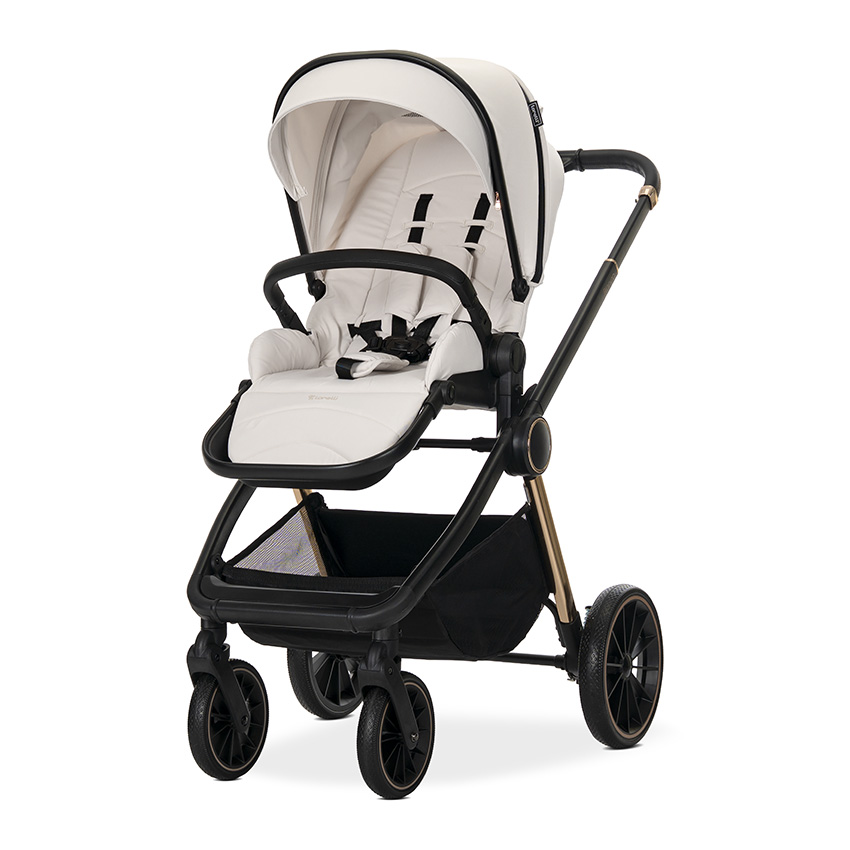 Lorelli Premium Д.КОЛИЧКА BIANCA BEIGE LATTE 3 В 1 до 22кг с кош з - Image 2