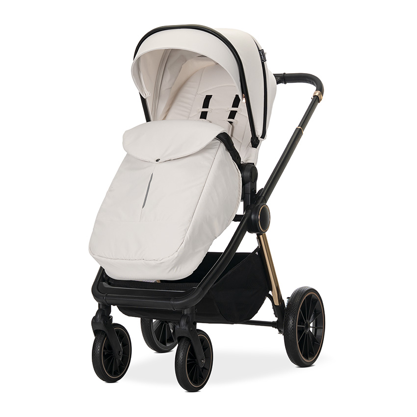 Lorelli Premium Д.КОЛИЧКА BIANCA BEIGE LATTE 3 В 1 до 22кг с кош з - Image 3
