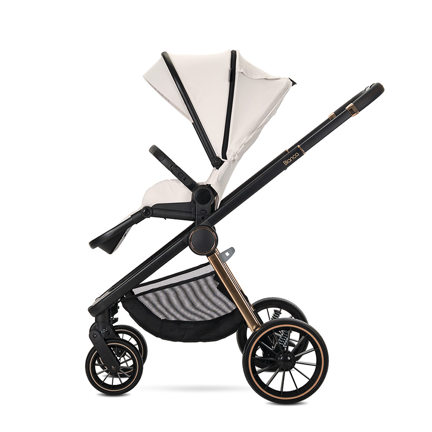 Lorelli Premium Д.КОЛИЧКА BIANCA BEIGE LATTE 3 В 1 до 22кг с кош з - Image 6