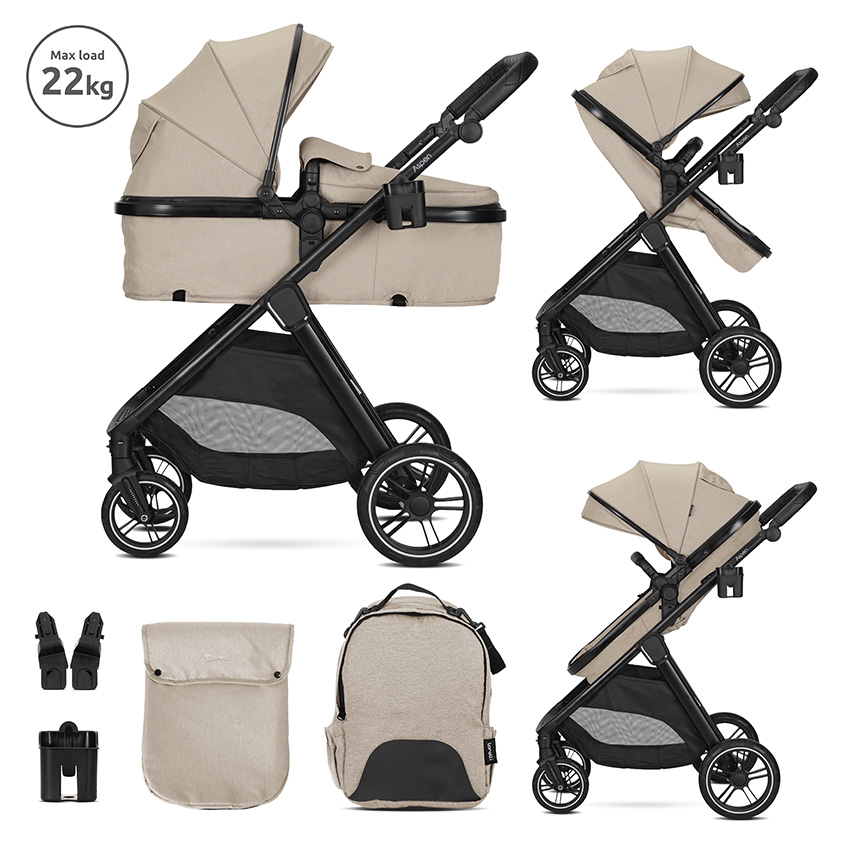 Lorelli Premium Д.КОЛИЧКА ASPEN CAPPUCCINO 2в1 до 22кг с трансформ