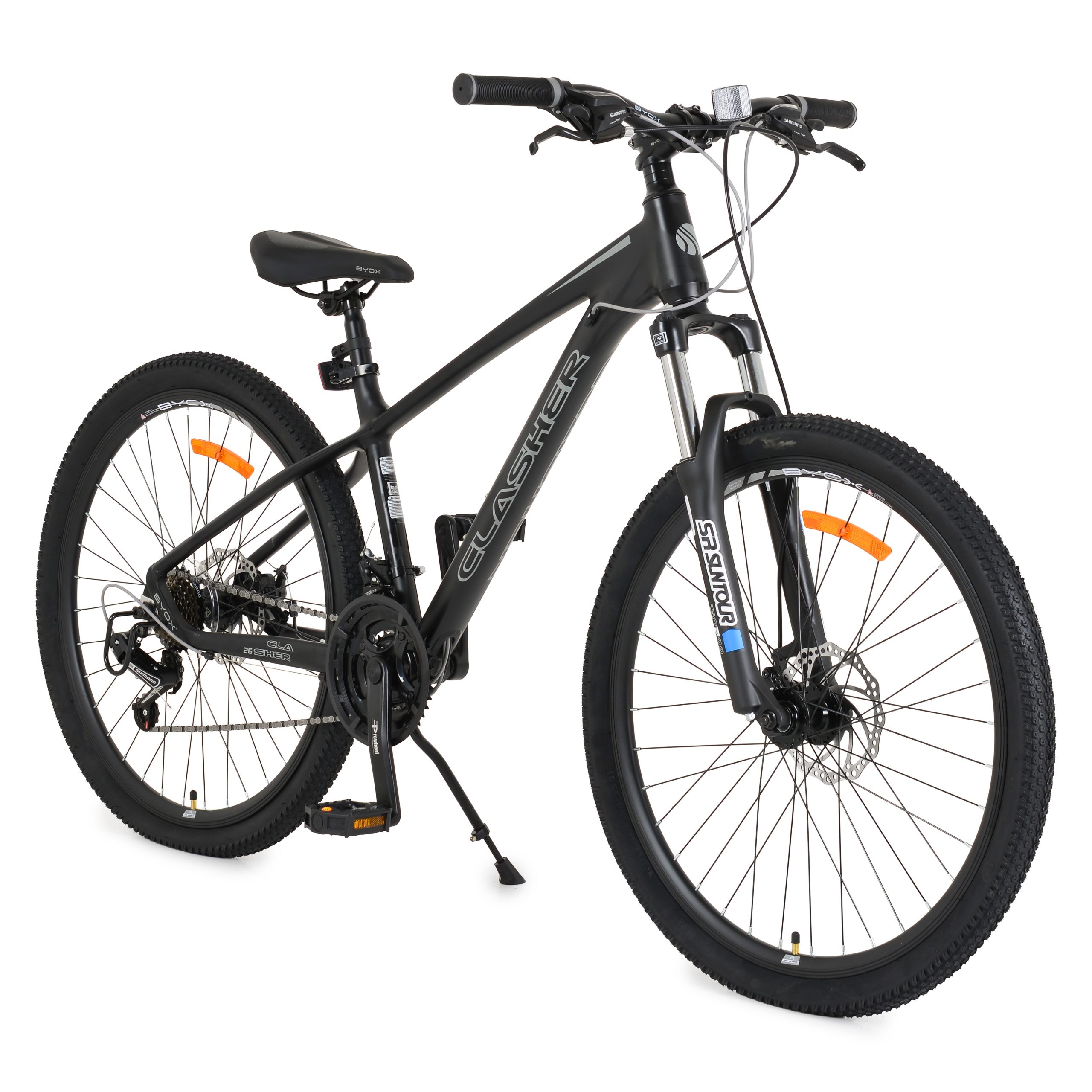 Byox Велосипед със скорости alloy 26" Clasher Anthracite
