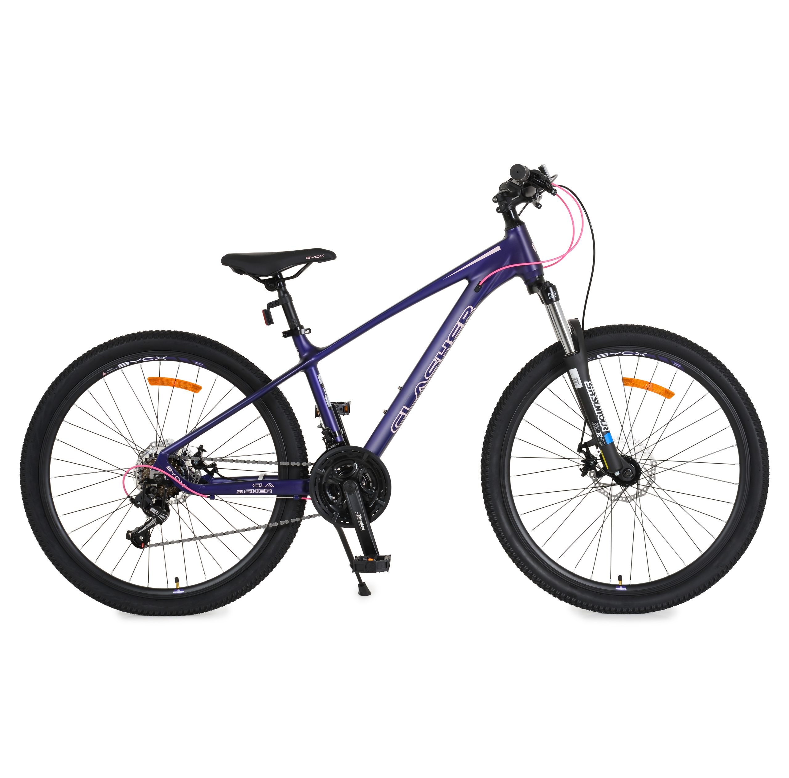 Byox Велосипед със скорости alloy 26" Clasher Purple - Image 3