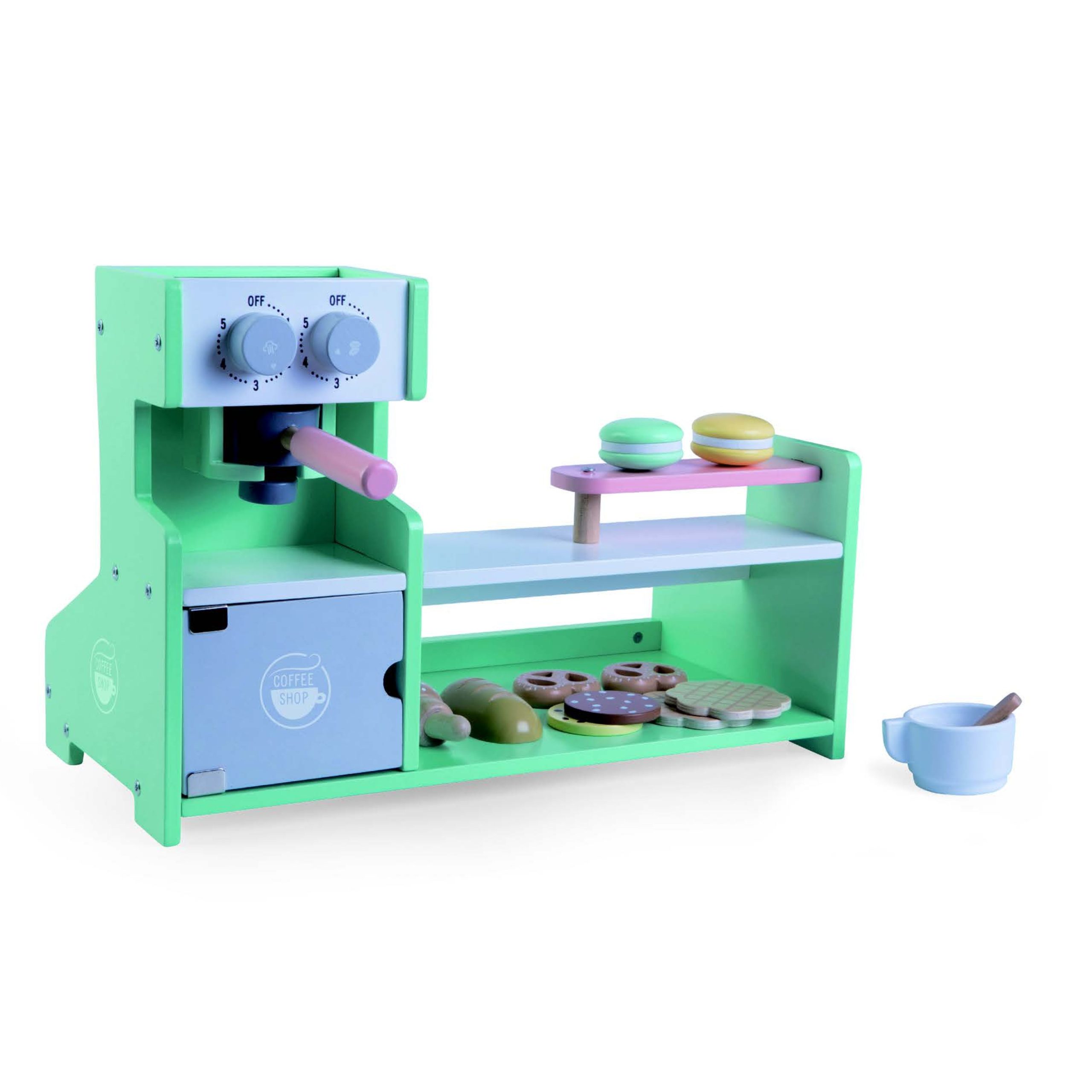Moni Toys Дървен магазин за кафе 4442 - Image 5